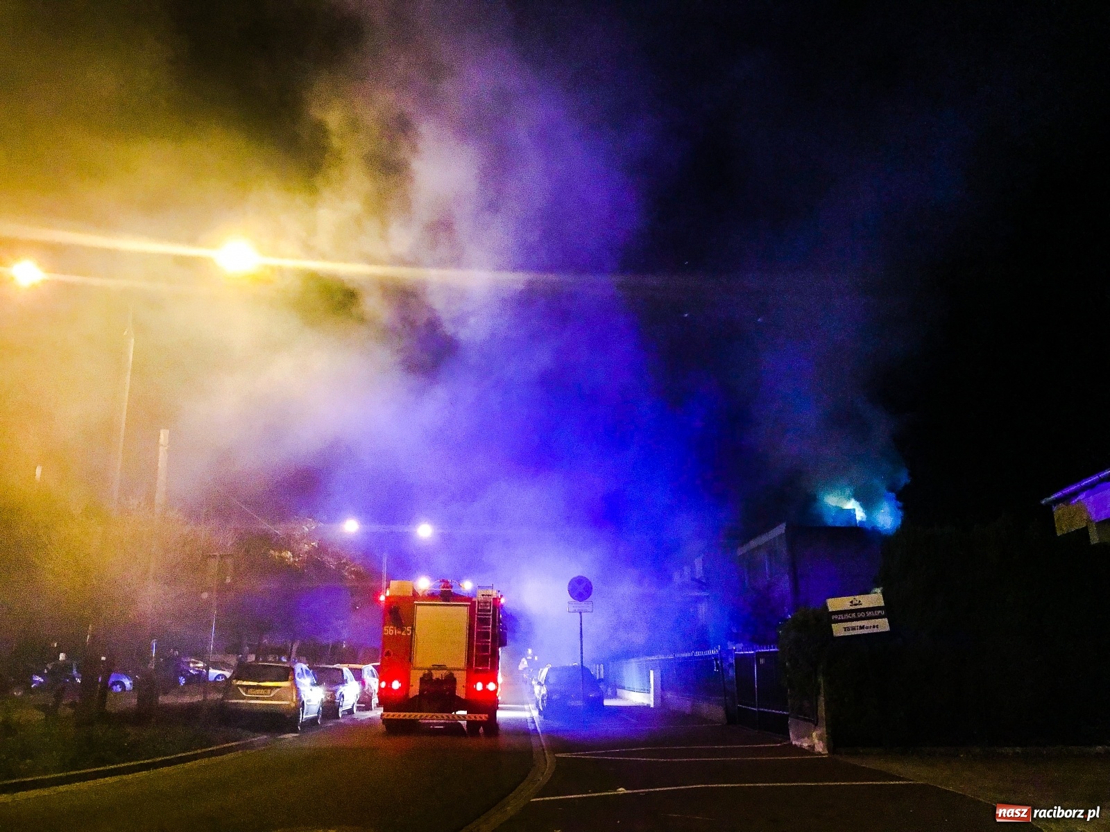 Zdjęcie w galerii na portalu naszraciborz.pl: Polna w kłębach dymu [FOTO i WIDEO]  wiadomości z regionu