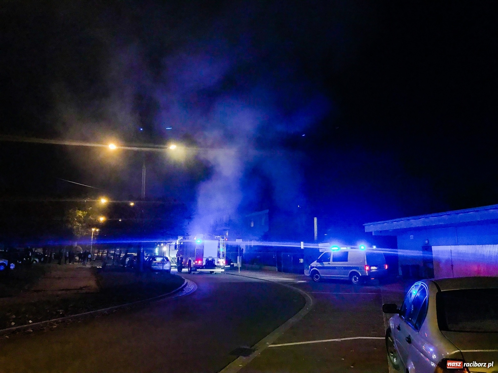 Zdjęcie w galerii na portalu naszraciborz.pl: Polna w kłębach dymu [FOTO i WIDEO]  wiadomości z regionu