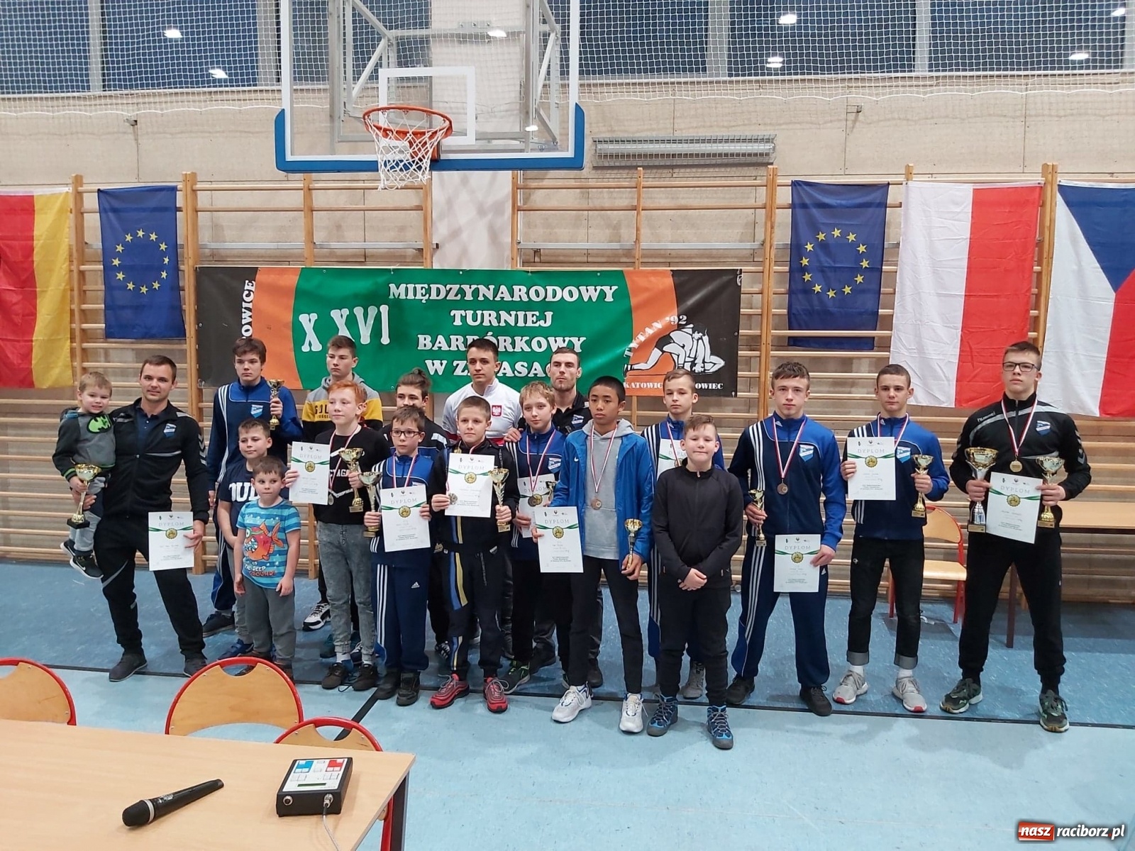 Zdjęcie w galerii na portalu naszraciborz.pl: Zapaśnicy Unii na turnieju barbórkowym w Katowicach wiadomości z regionu