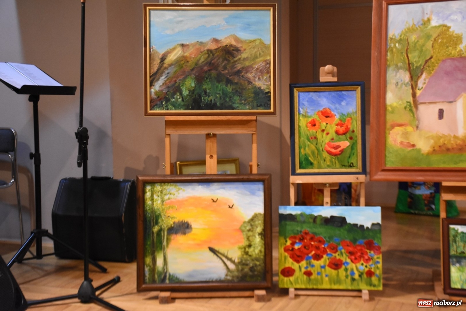 Zdjęcie w galerii na portalu naszraciborz.pl: Talenty i pasje - olejem i akwarelą po krzyżanowickiej ziemi  wiadomości z regionu