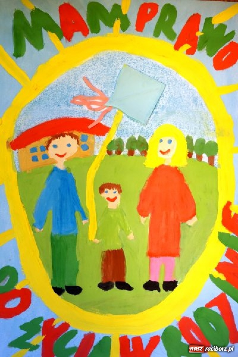 Zdjęcie w galerii na portalu naszraciborz.pl: Prawa dziecka. Konkurs plastyczny  wiadomości z regionu