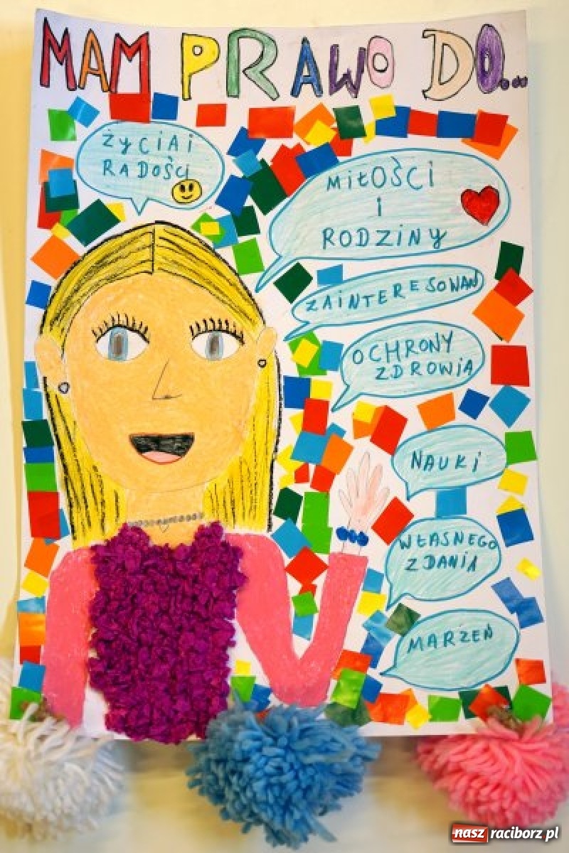 Zdjęcie w galerii na portalu naszraciborz.pl: Prawa dziecka. Konkurs plastyczny  wiadomości z regionu