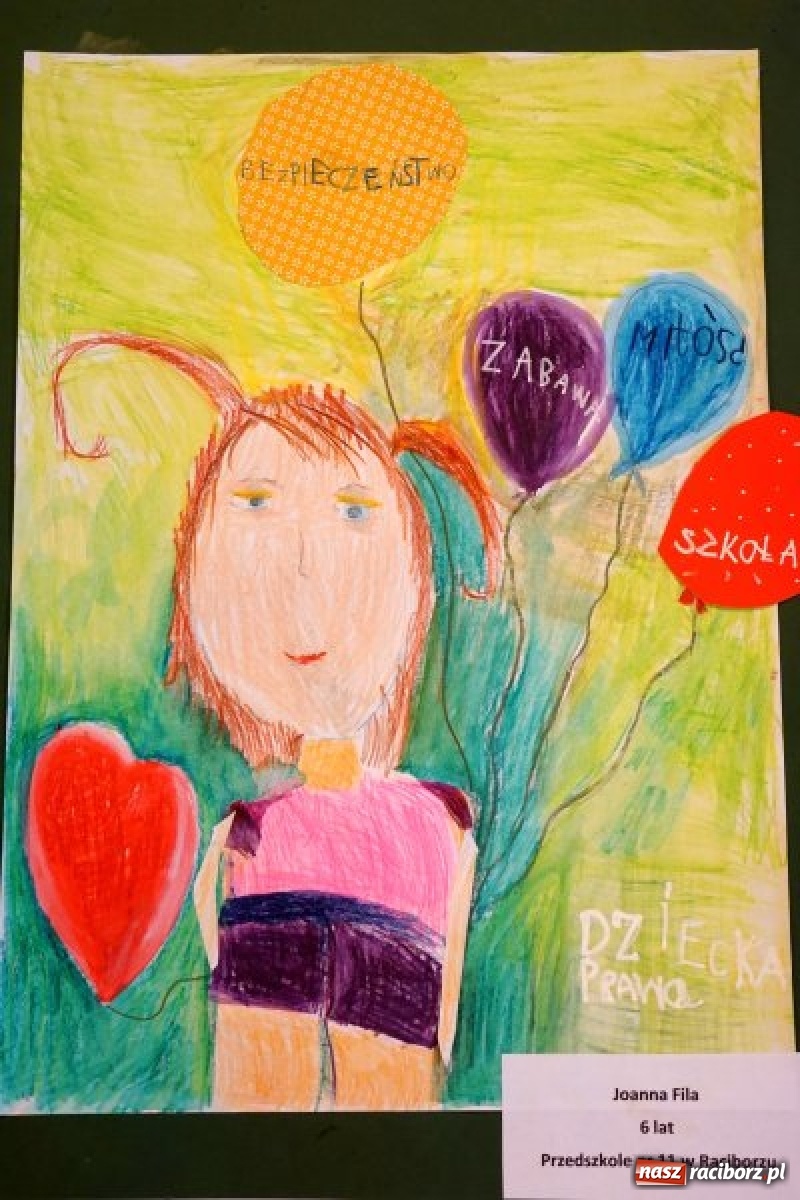Zdjęcie w galerii na portalu naszraciborz.pl: Prawa dziecka. Konkurs plastyczny  wiadomości z regionu