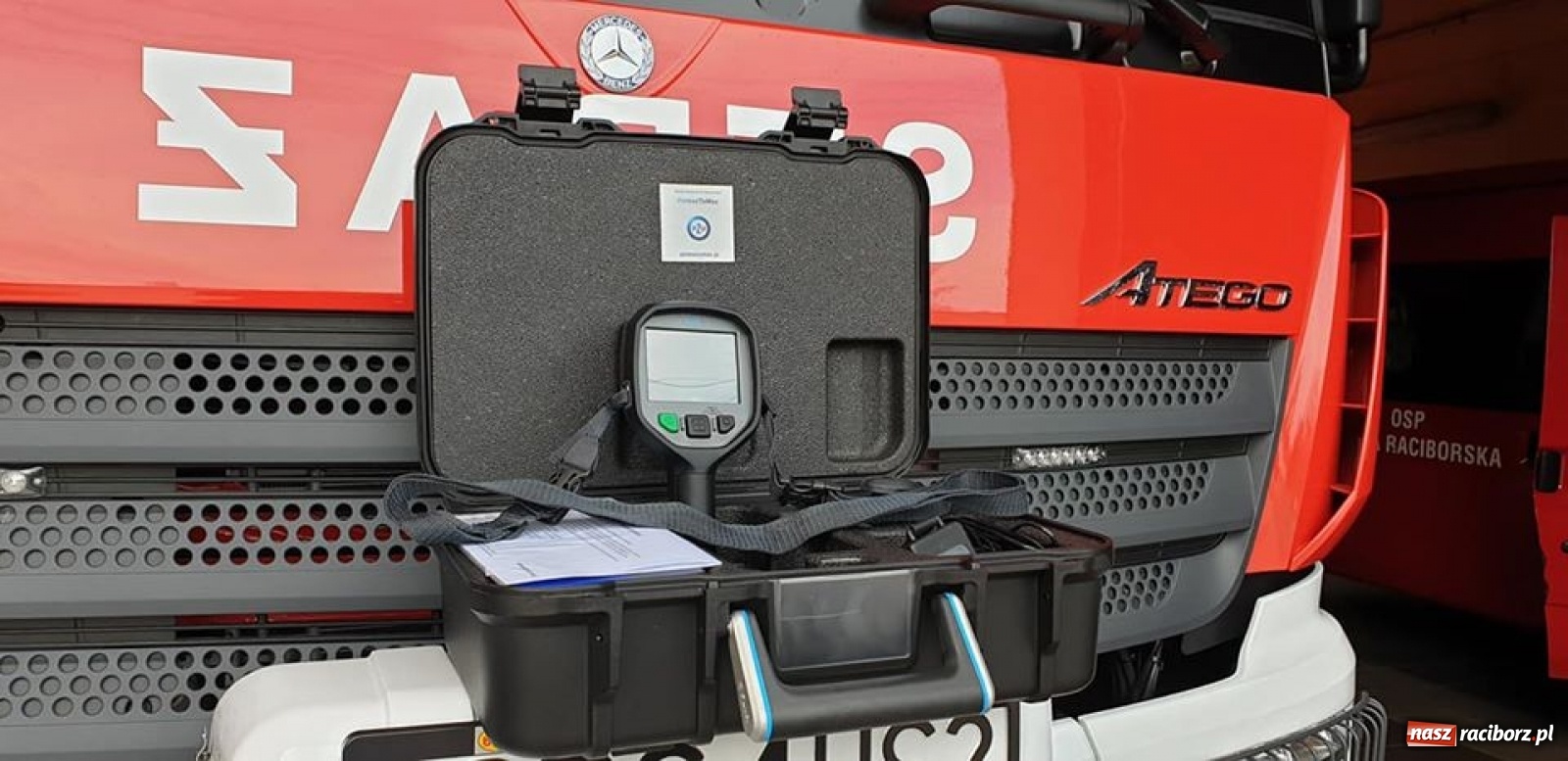 Zdjęcie w galerii na portalu naszraciborz.pl: Do kuźniańskiej OSP trafiła kamera termowizyjna wiadomości z regionu