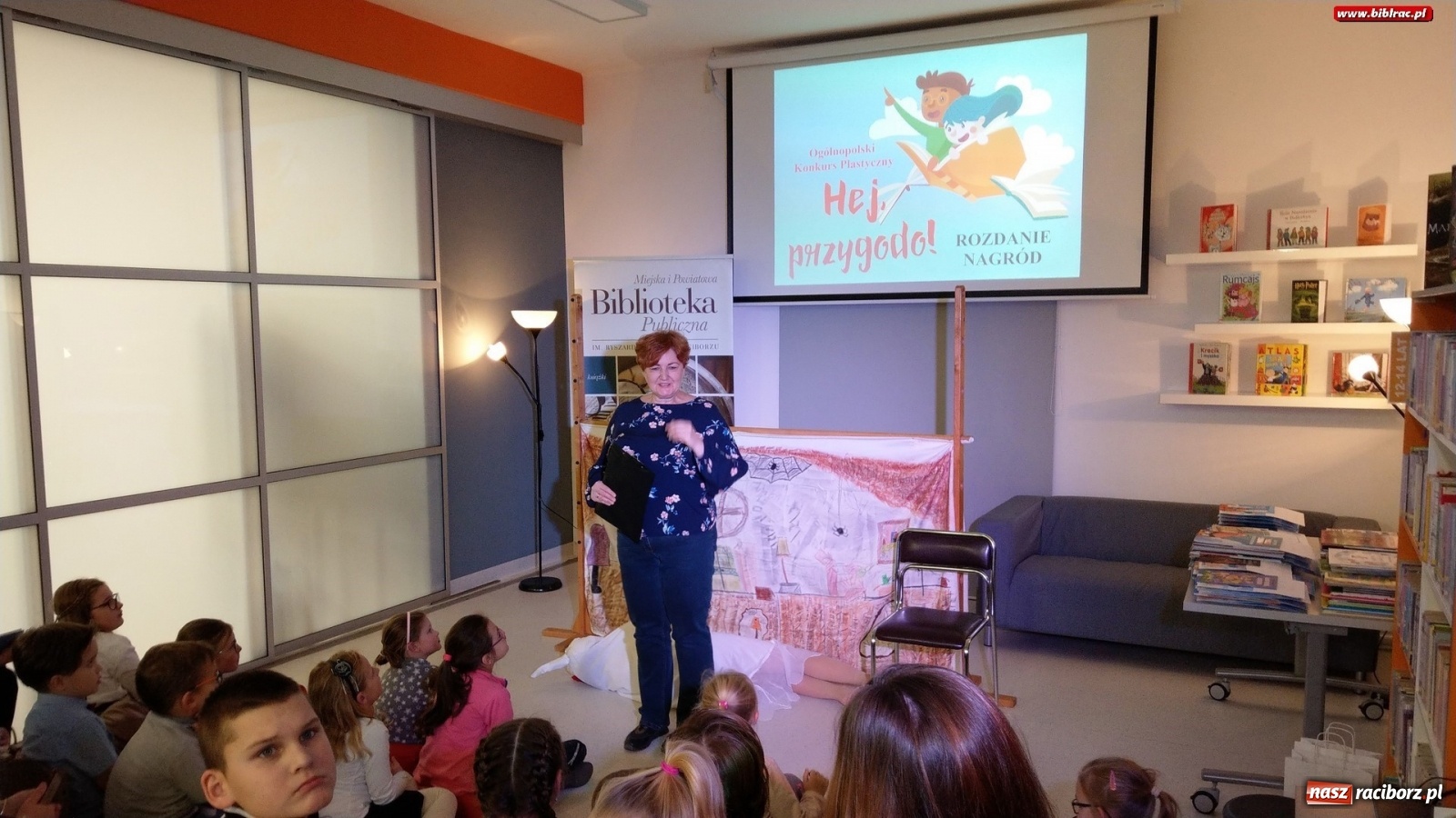 Zdjęcie w galerii na portalu naszraciborz.pl: Hej, przygodo! W bibliotece rozstrzygnięto Ogólnopolski Konkurs Plastyczny  wiadomości z regionu