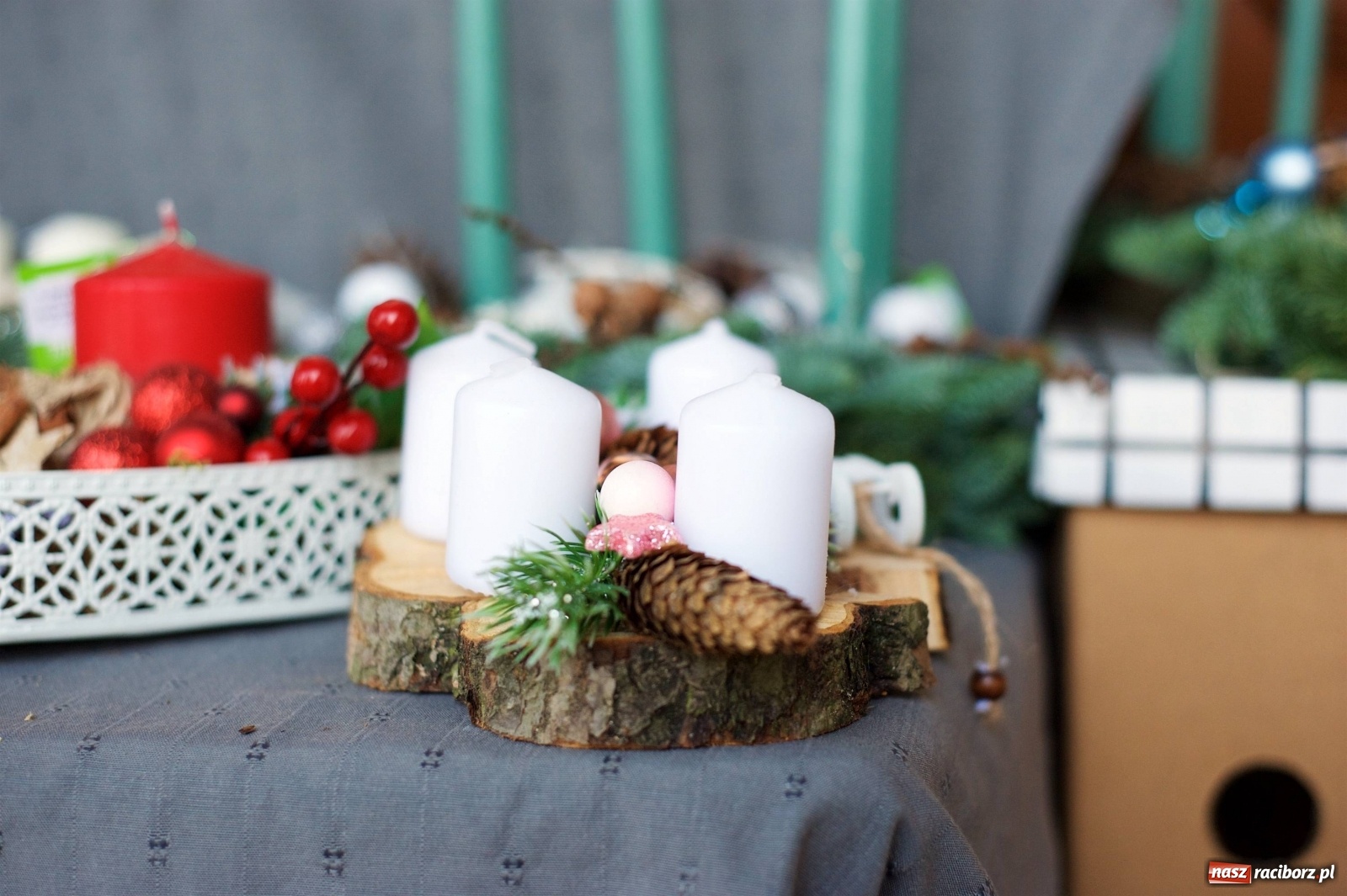 Zdjęcie w galerii na portalu naszraciborz.pl: Na świątecznym kiermaszu w Tworkowie wiadomości z regionu