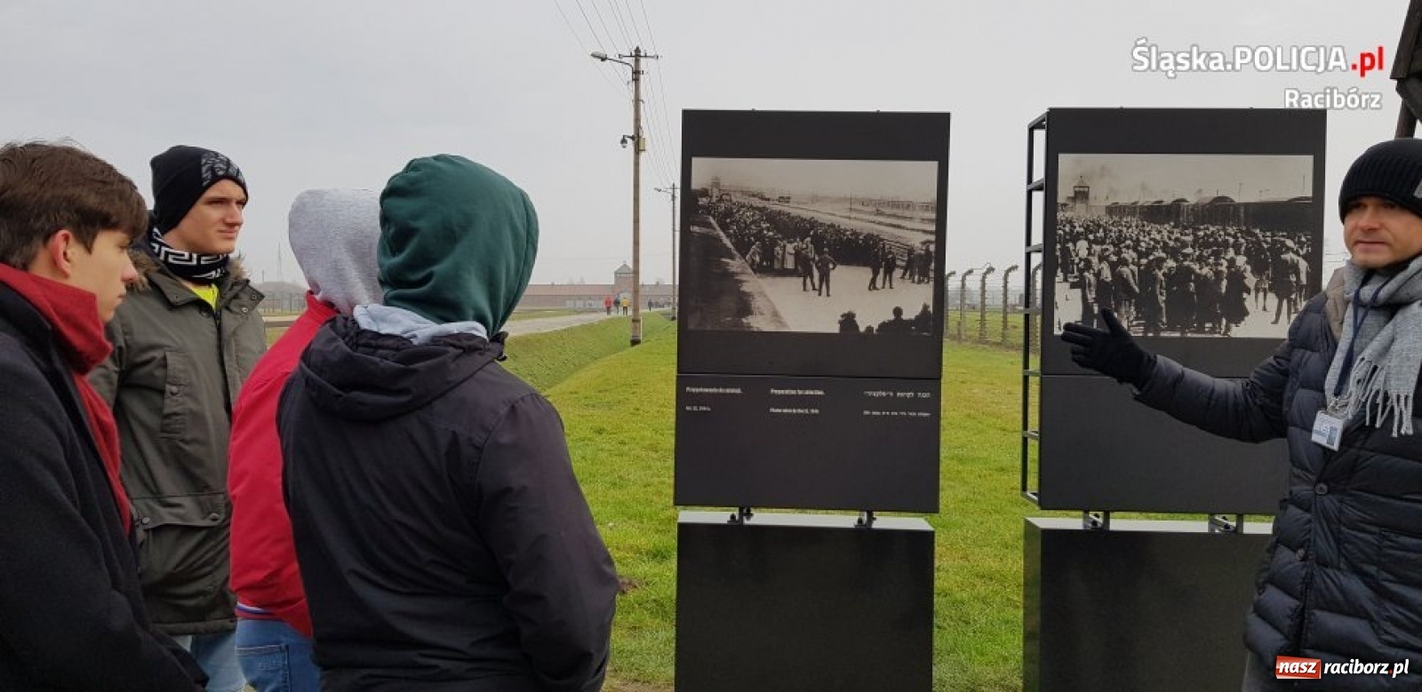 Zdjęcie w galerii na portalu naszraciborz.pl: Policjanci i uczniowie z Raciborza przeciw mowie nienawiści!  wiadomości z regionu