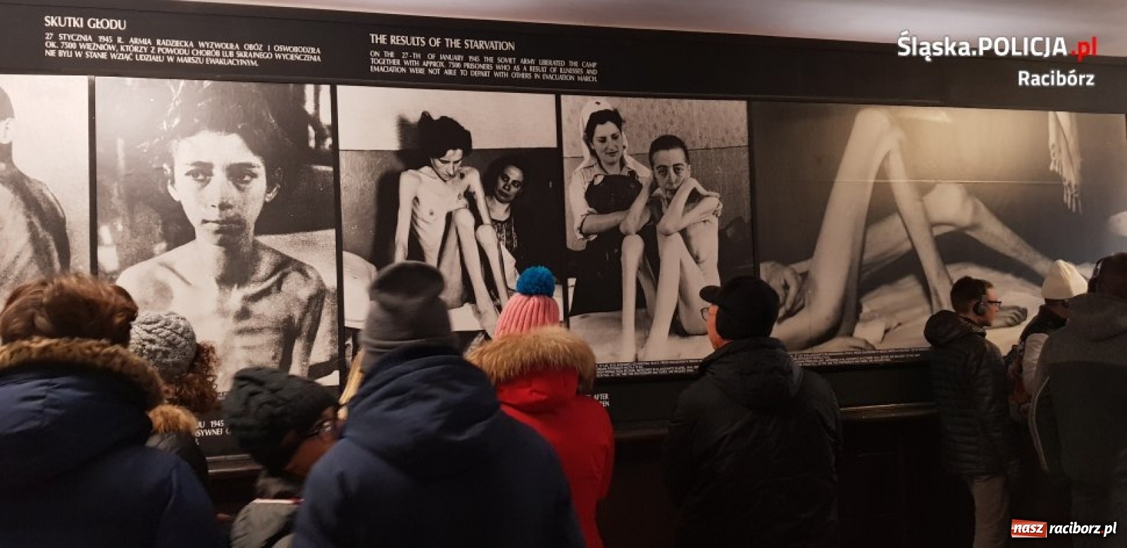 Zdjęcie w galerii na portalu naszraciborz.pl: Policjanci i uczniowie z Raciborza przeciw mowie nienawiści!  wiadomości z regionu