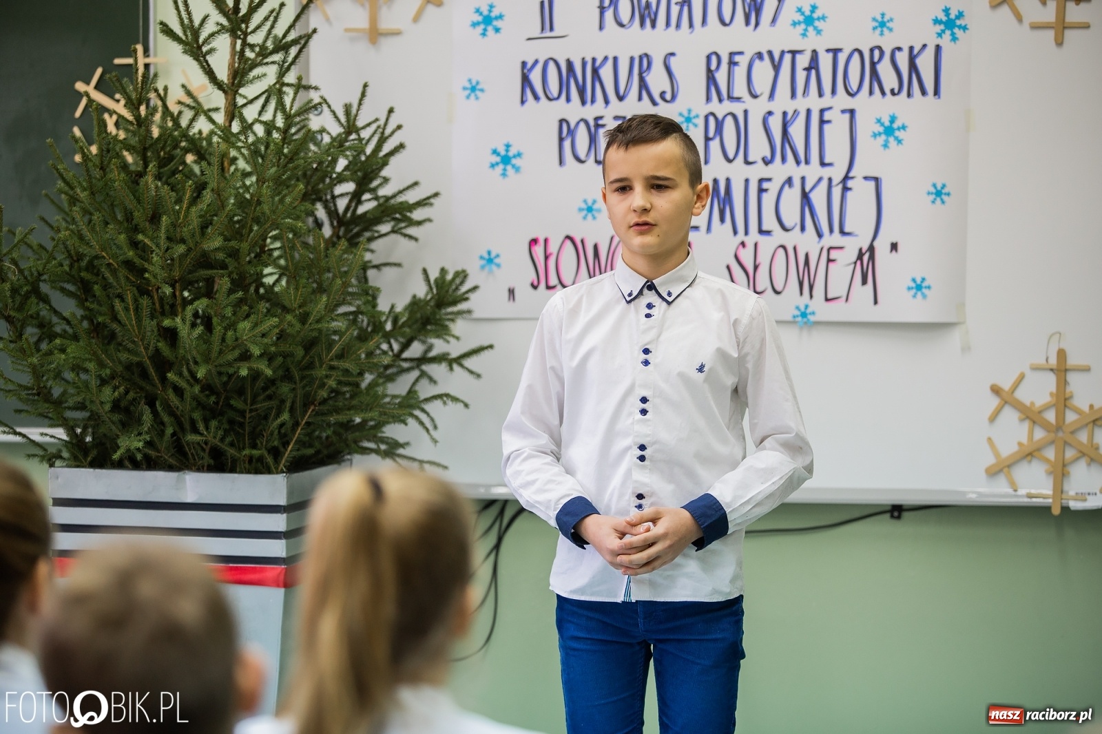 Zdjęcie w galerii na portalu naszraciborz.pl: Powiatowy konkurs recytatorski w języku polskim i niemieckim w SP 1 wiadomości z regionu