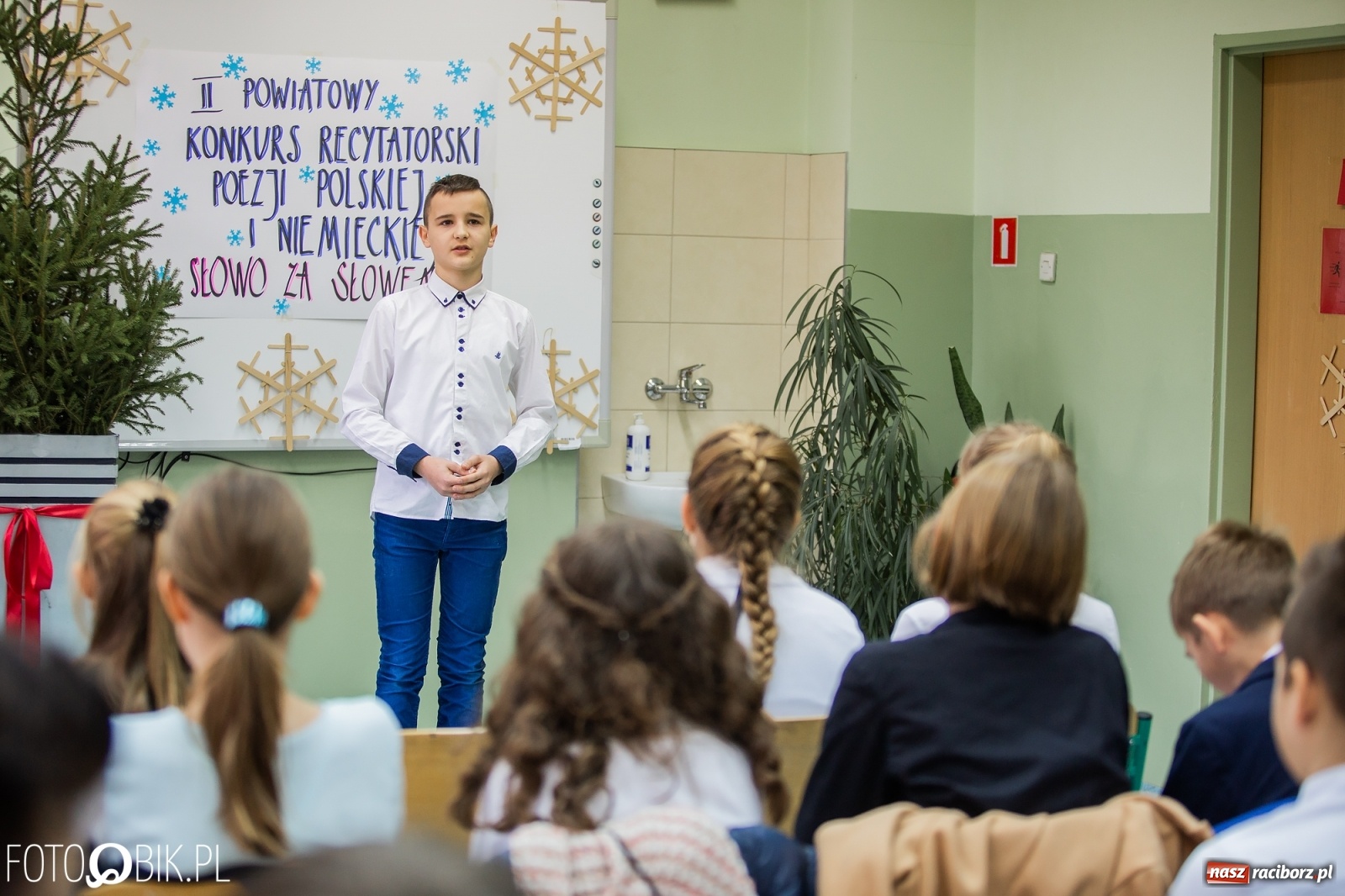 Zdjęcie w galerii na portalu naszraciborz.pl: Powiatowy konkurs recytatorski w języku polskim i niemieckim w SP 1 wiadomości z regionu