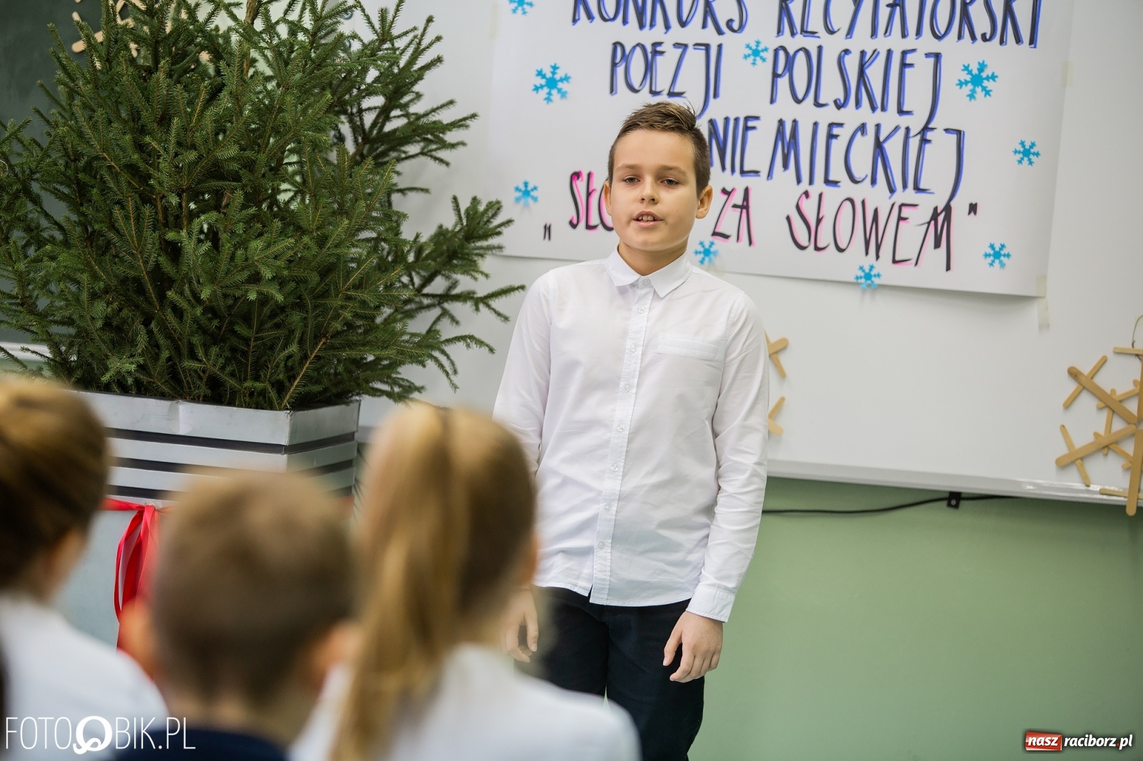 Zdjęcie w galerii na portalu naszraciborz.pl: Powiatowy konkurs recytatorski w języku polskim i niemieckim w SP 1 wiadomości z regionu