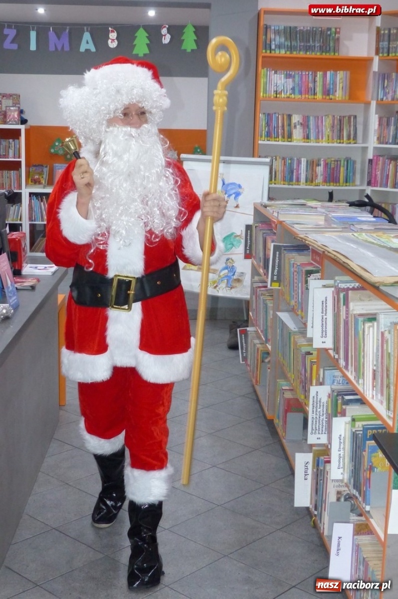 Zdjęcie w galerii na portalu naszraciborz.pl: Święty Mikołaj odwiedził biblioteczny Klub Malucha wiadomości z regionu