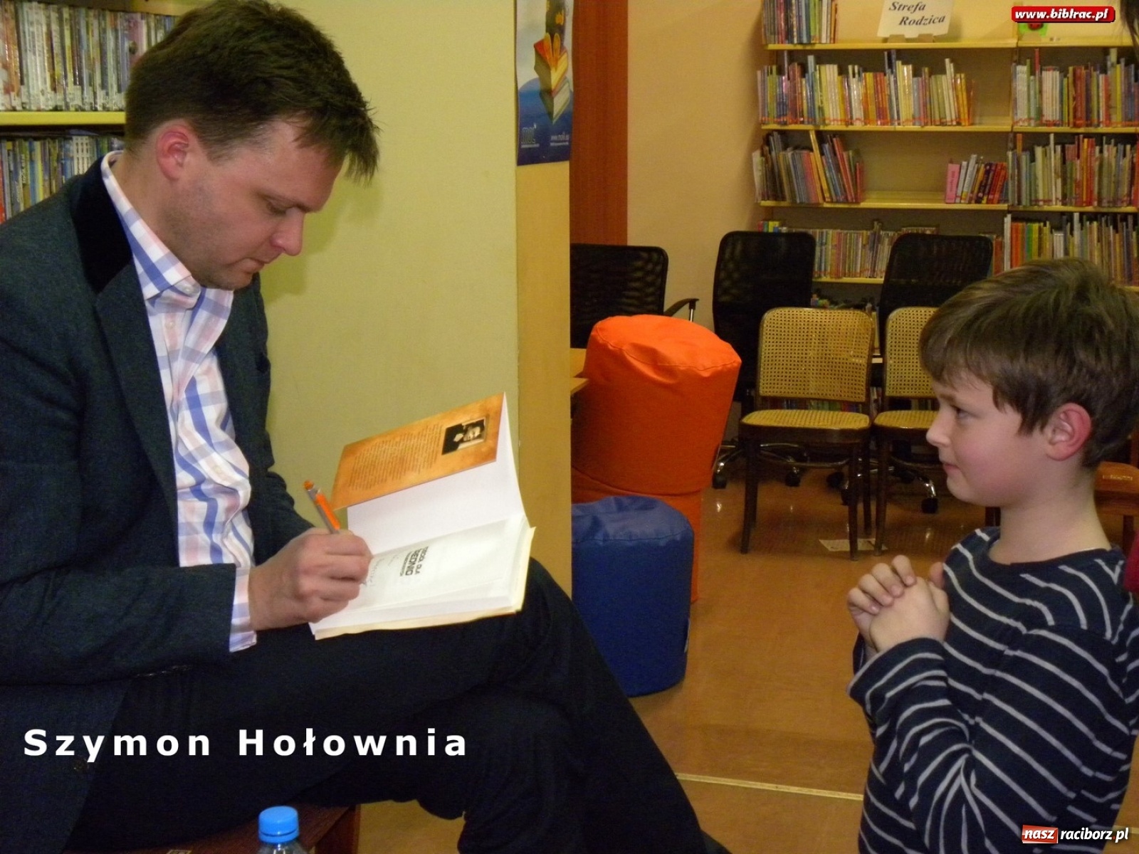 Zdjęcie w galerii na portalu naszraciborz.pl: Szymon Hołownia nie ominął Raciborza  wiadomości z regionu