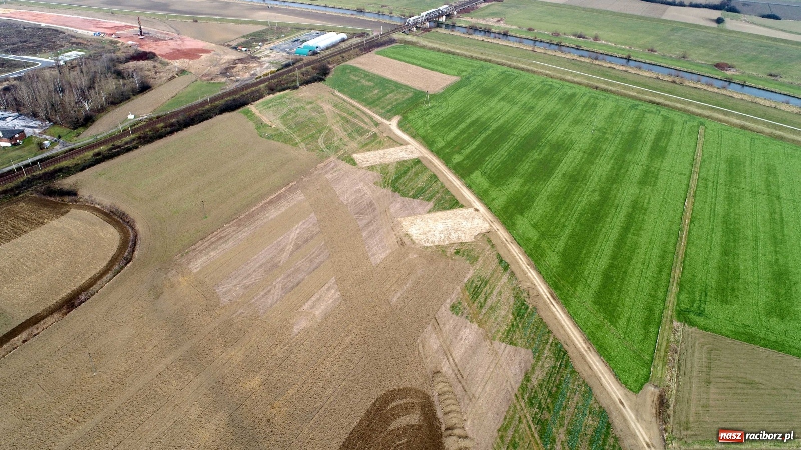 Zdjęcie w galerii na portalu naszraciborz.pl: Wschodnia obwodnica Raciborza. Najnowszy raport z budowy [FOTO i WIDEO] wiadomości z regionu