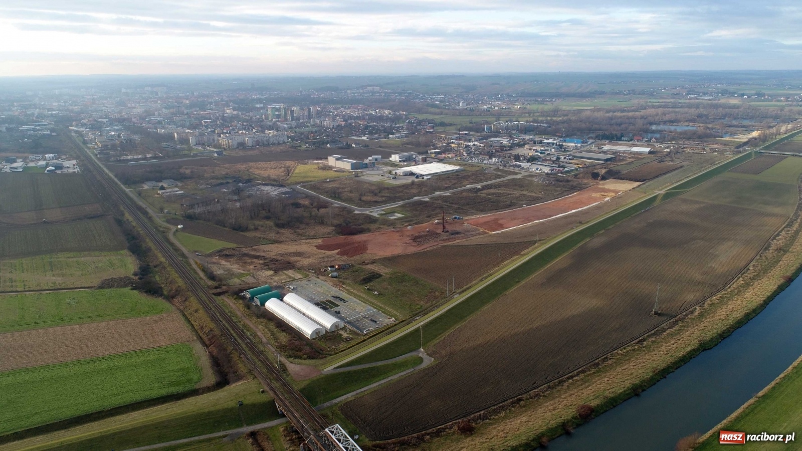Zdjęcie w galerii na portalu naszraciborz.pl: Wschodnia obwodnica Raciborza. Najnowszy raport z budowy [FOTO i WIDEO] wiadomości z regionu