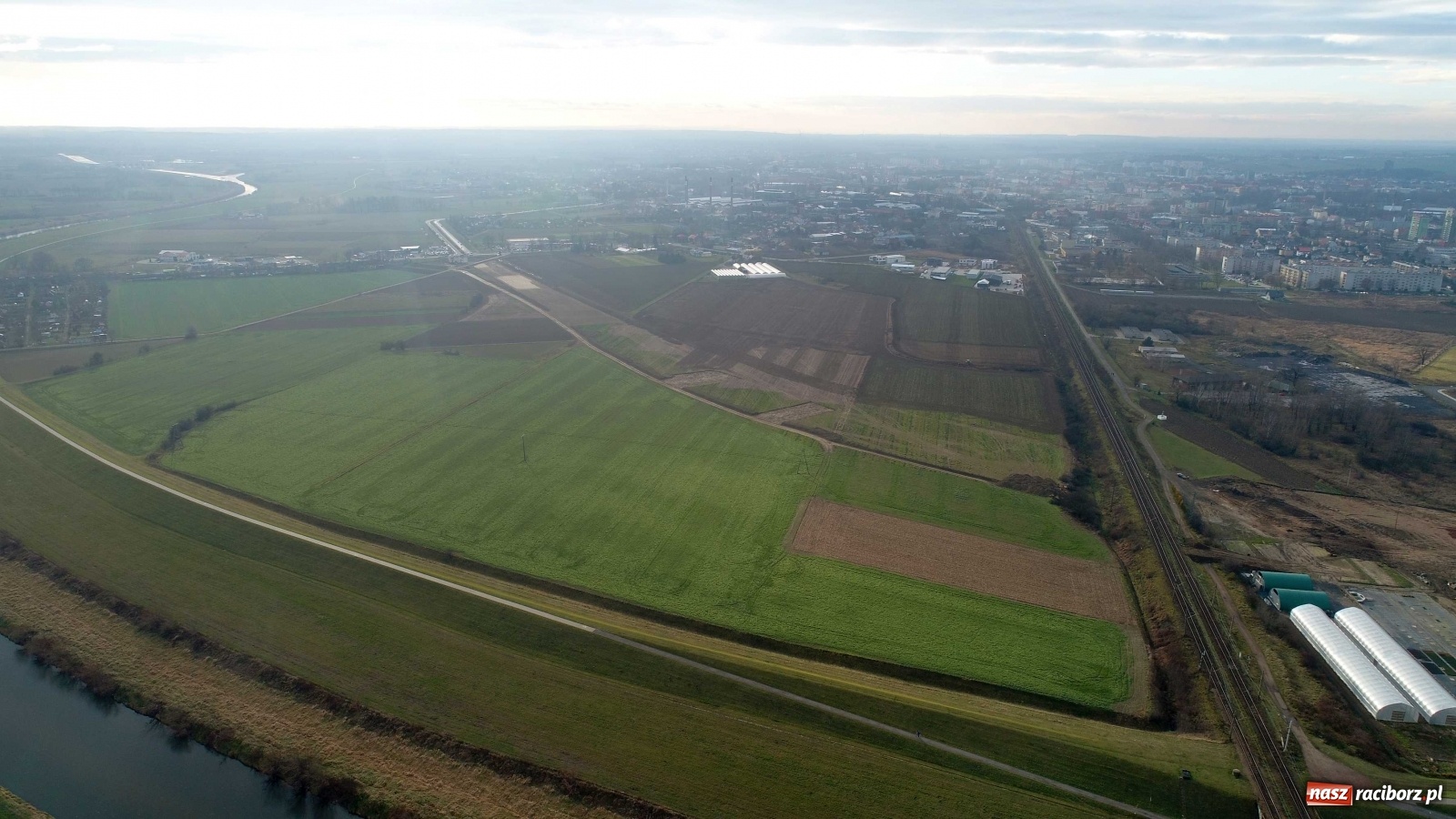 Zdjęcie w galerii na portalu naszraciborz.pl: Wschodnia obwodnica Raciborza. Najnowszy raport z budowy [FOTO i WIDEO] wiadomości z regionu