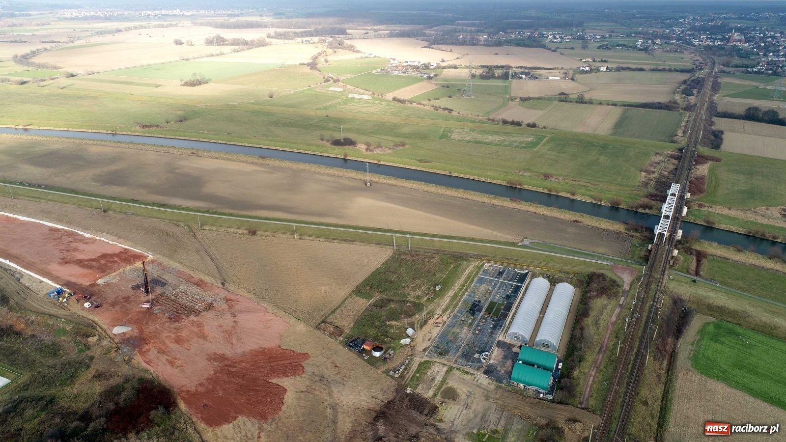 Zdjęcie w galerii na portalu naszraciborz.pl: Wschodnia obwodnica Raciborza. Najnowszy raport z budowy [FOTO i WIDEO] wiadomości z regionu