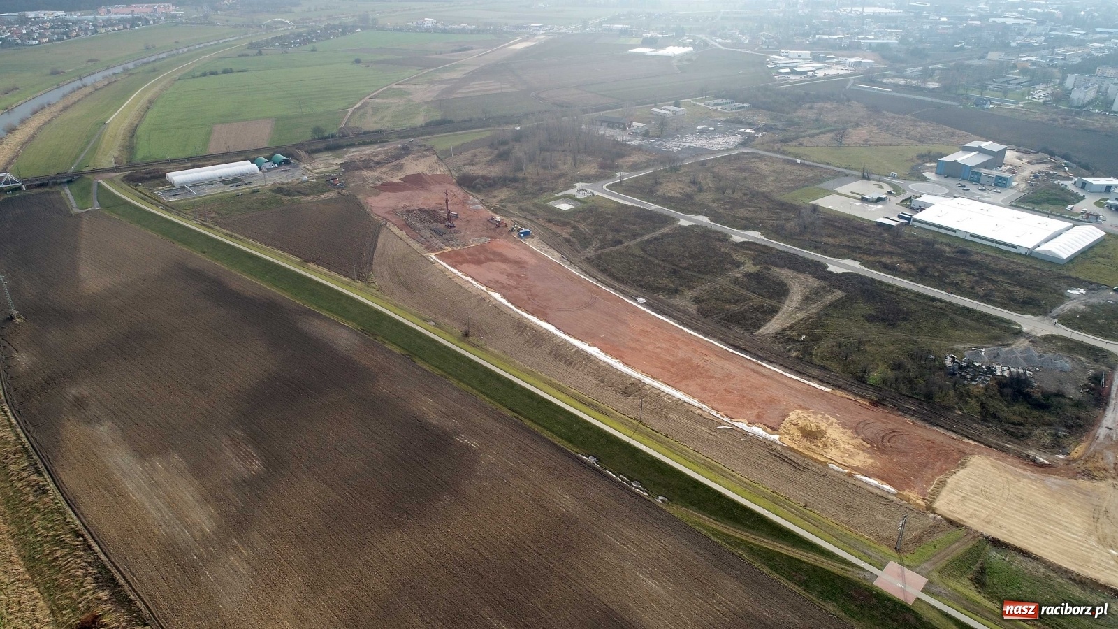 Zdjęcie w galerii na portalu naszraciborz.pl: Wschodnia obwodnica Raciborza. Najnowszy raport z budowy [FOTO i WIDEO] wiadomości z regionu