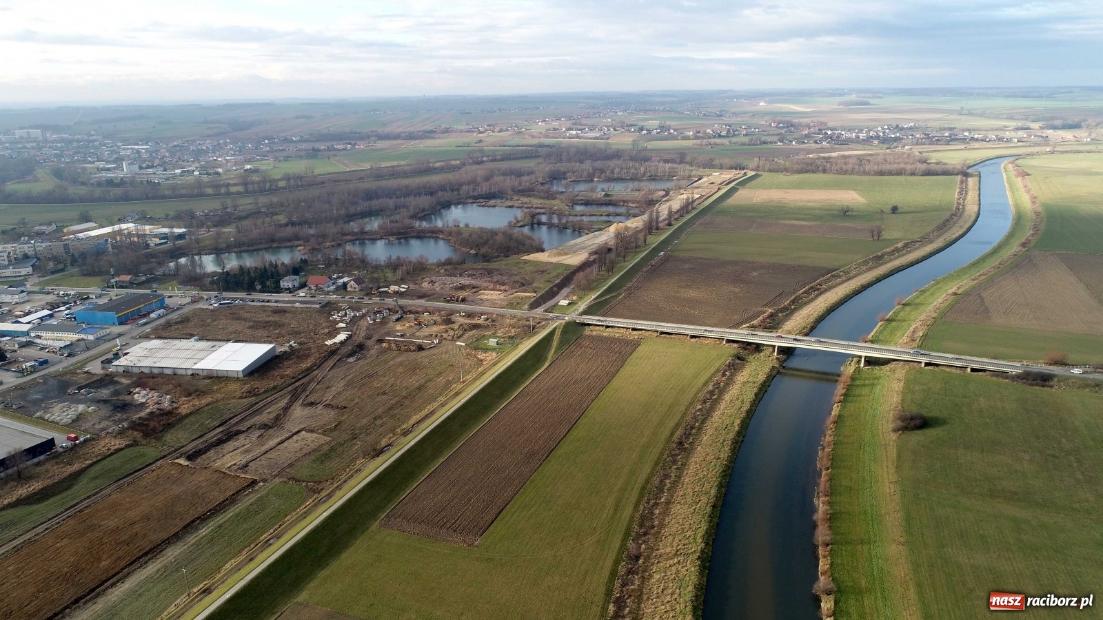 Zdjęcie w galerii na portalu naszraciborz.pl: Wschodnia obwodnica Raciborza. Najnowszy raport z budowy [FOTO i WIDEO] wiadomości z regionu