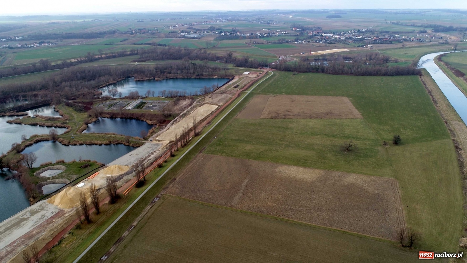 Zdjęcie w galerii na portalu naszraciborz.pl: Wschodnia obwodnica Raciborza. Najnowszy raport z budowy [FOTO i WIDEO] wiadomości z regionu
