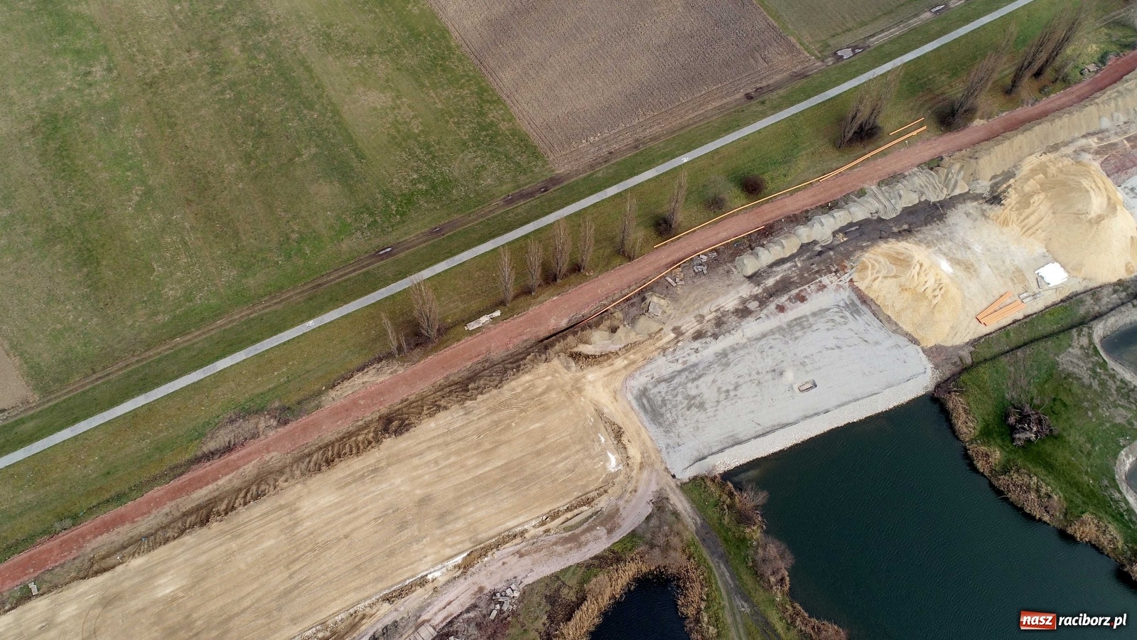 Zdjęcie w galerii na portalu naszraciborz.pl: Wschodnia obwodnica Raciborza. Najnowszy raport z budowy [FOTO i WIDEO] wiadomości z regionu