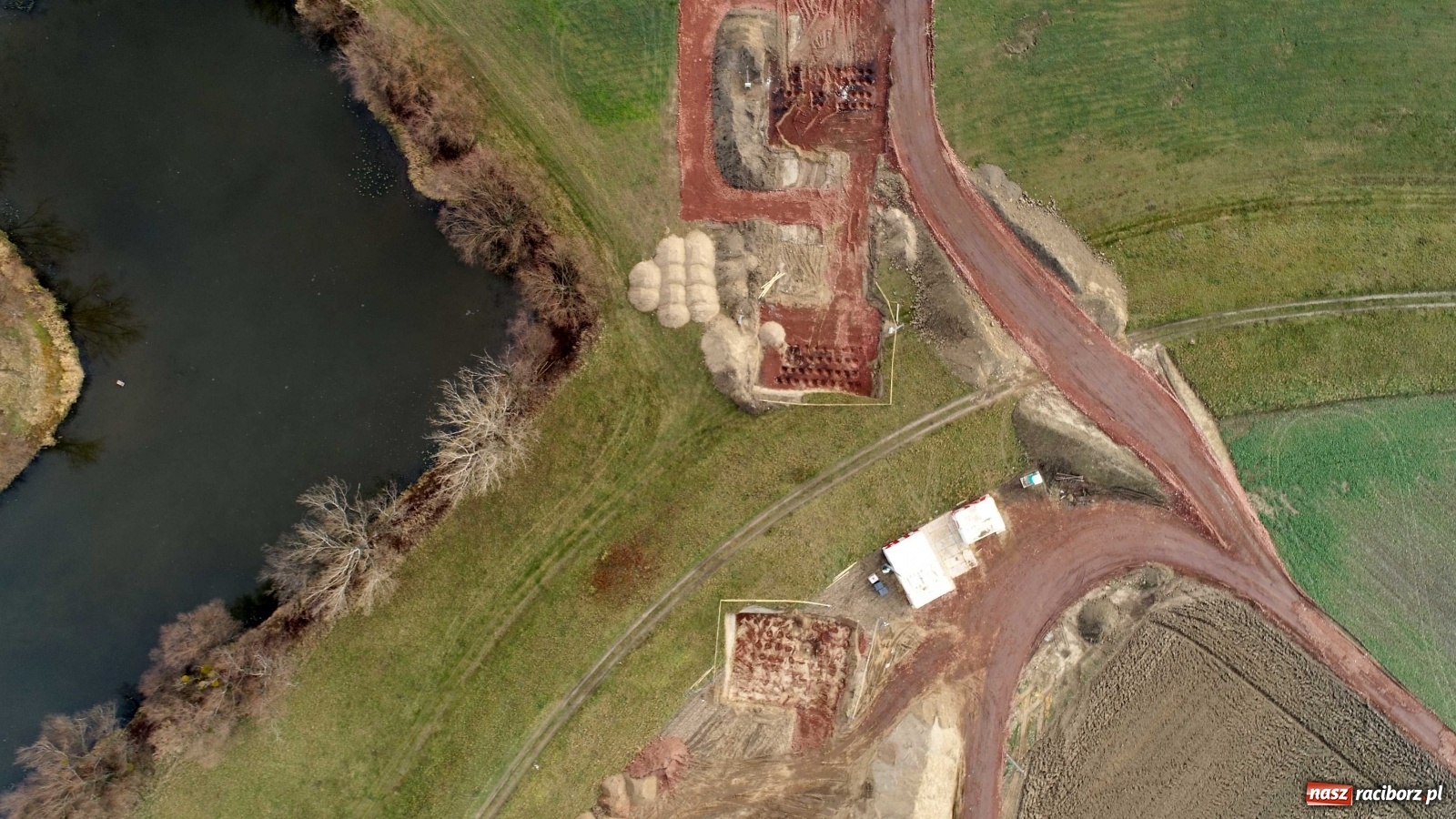 Zdjęcie w galerii na portalu naszraciborz.pl: Wschodnia obwodnica Raciborza. Najnowszy raport z budowy [FOTO i WIDEO] wiadomości z regionu