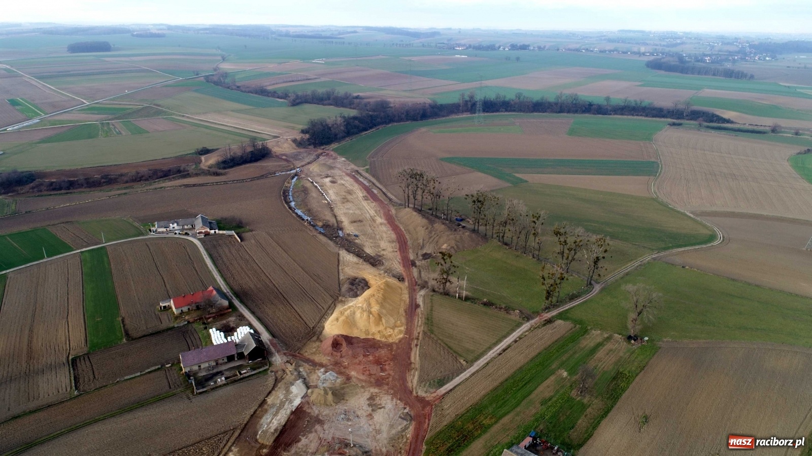 Zdjęcie w galerii na portalu naszraciborz.pl: Wschodnia obwodnica Raciborza. Najnowszy raport z budowy [FOTO i WIDEO] wiadomości z regionu