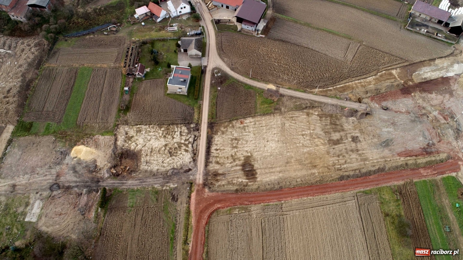 Zdjęcie w galerii na portalu naszraciborz.pl: Wschodnia obwodnica Raciborza. Najnowszy raport z budowy [FOTO i WIDEO] wiadomości z regionu