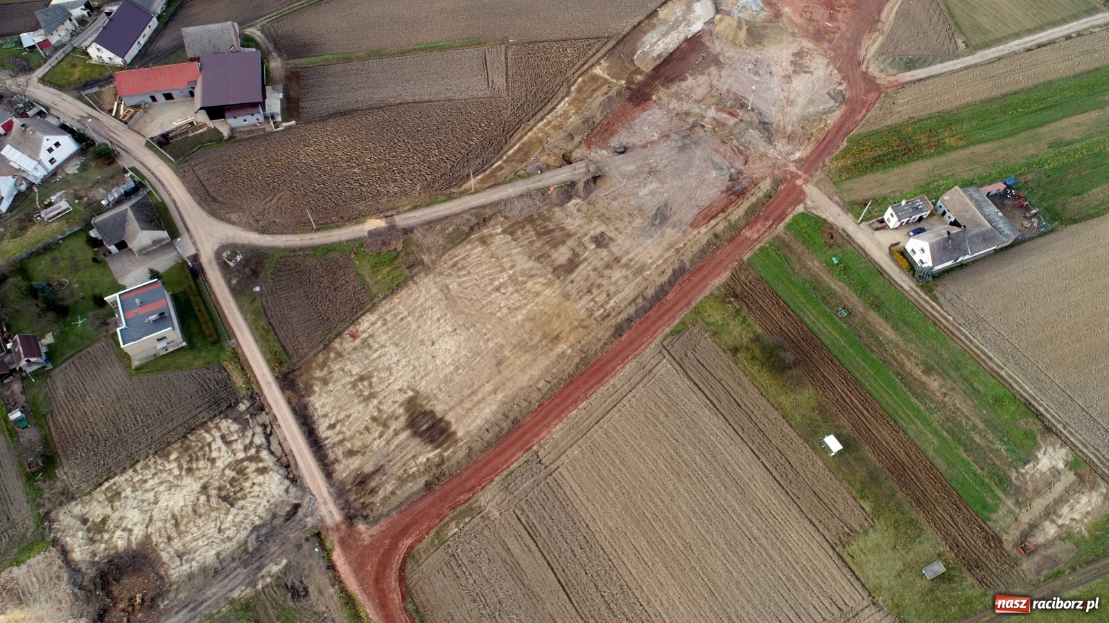 Zdjęcie w galerii na portalu naszraciborz.pl: Wschodnia obwodnica Raciborza. Najnowszy raport z budowy [FOTO i WIDEO] wiadomości z regionu