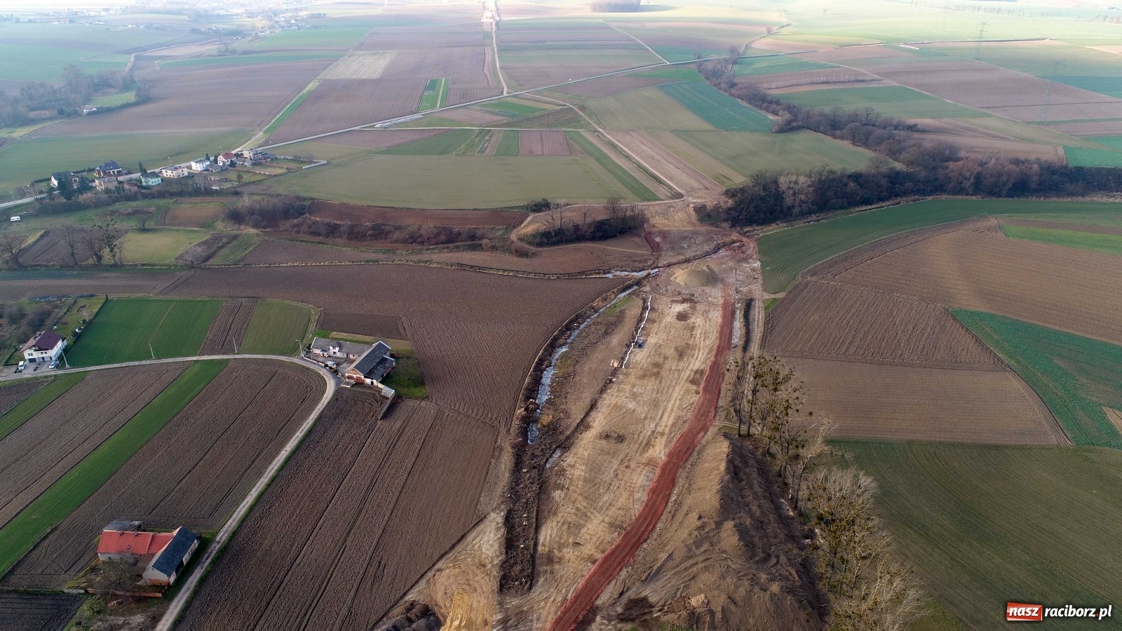 Zdjęcie w galerii na portalu naszraciborz.pl: Wschodnia obwodnica Raciborza. Najnowszy raport z budowy [FOTO i WIDEO] wiadomości z regionu