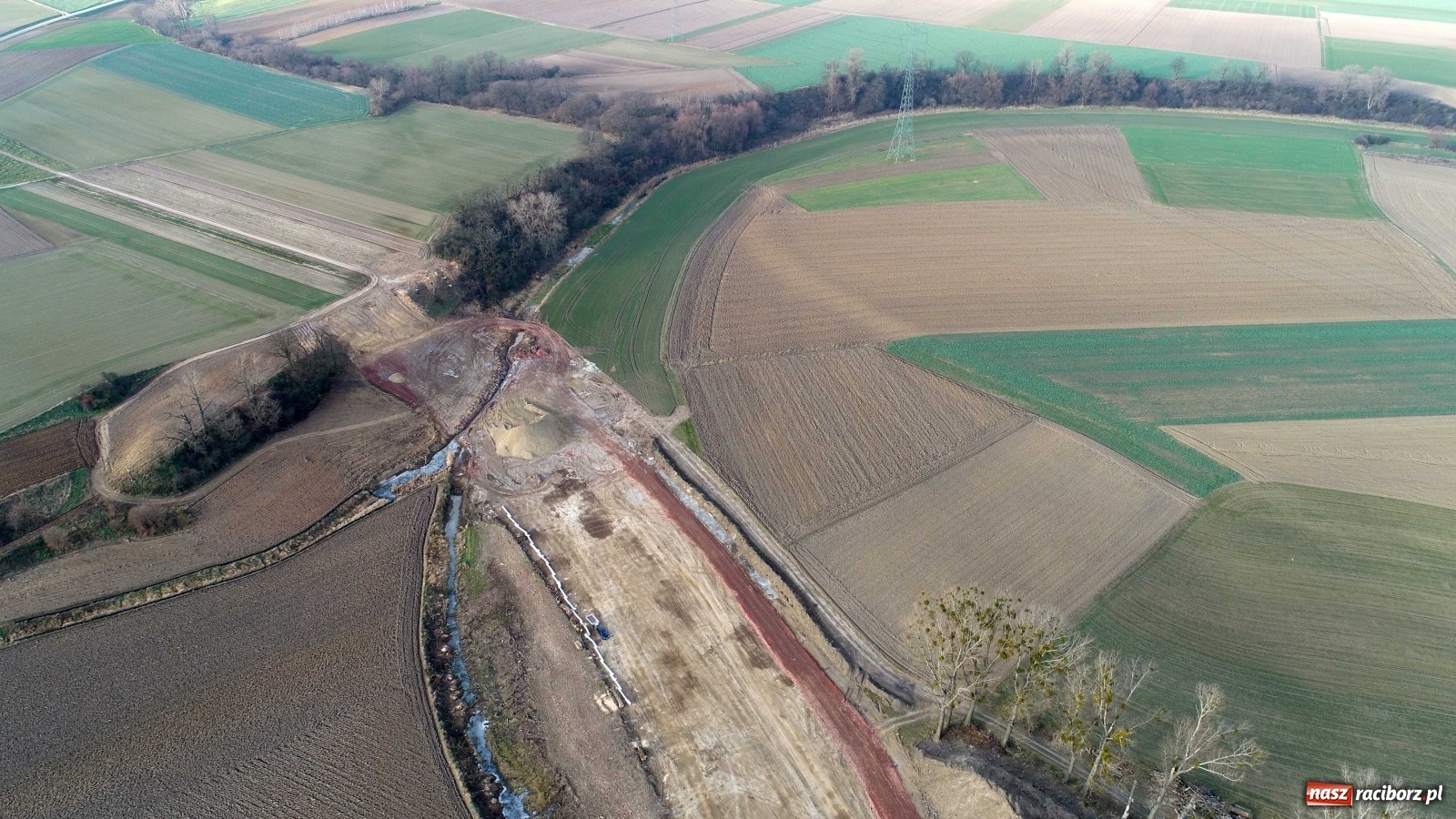 Zdjęcie w galerii na portalu naszraciborz.pl: Wschodnia obwodnica Raciborza. Najnowszy raport z budowy [FOTO i WIDEO] wiadomości z regionu