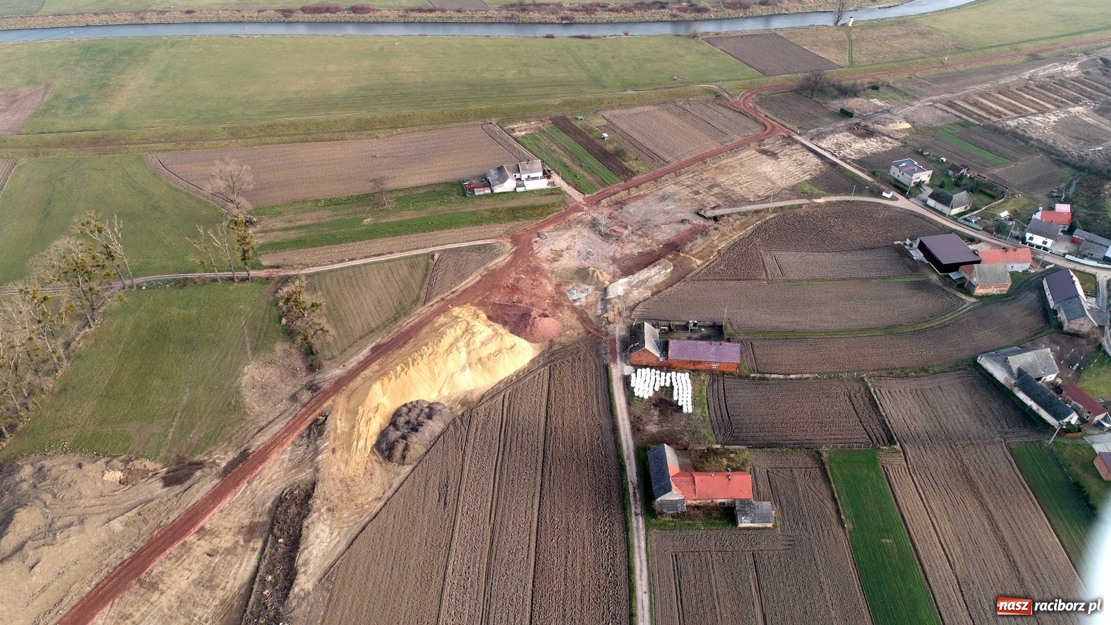 Zdjęcie w galerii na portalu naszraciborz.pl: Wschodnia obwodnica Raciborza. Najnowszy raport z budowy [FOTO i WIDEO] wiadomości z regionu