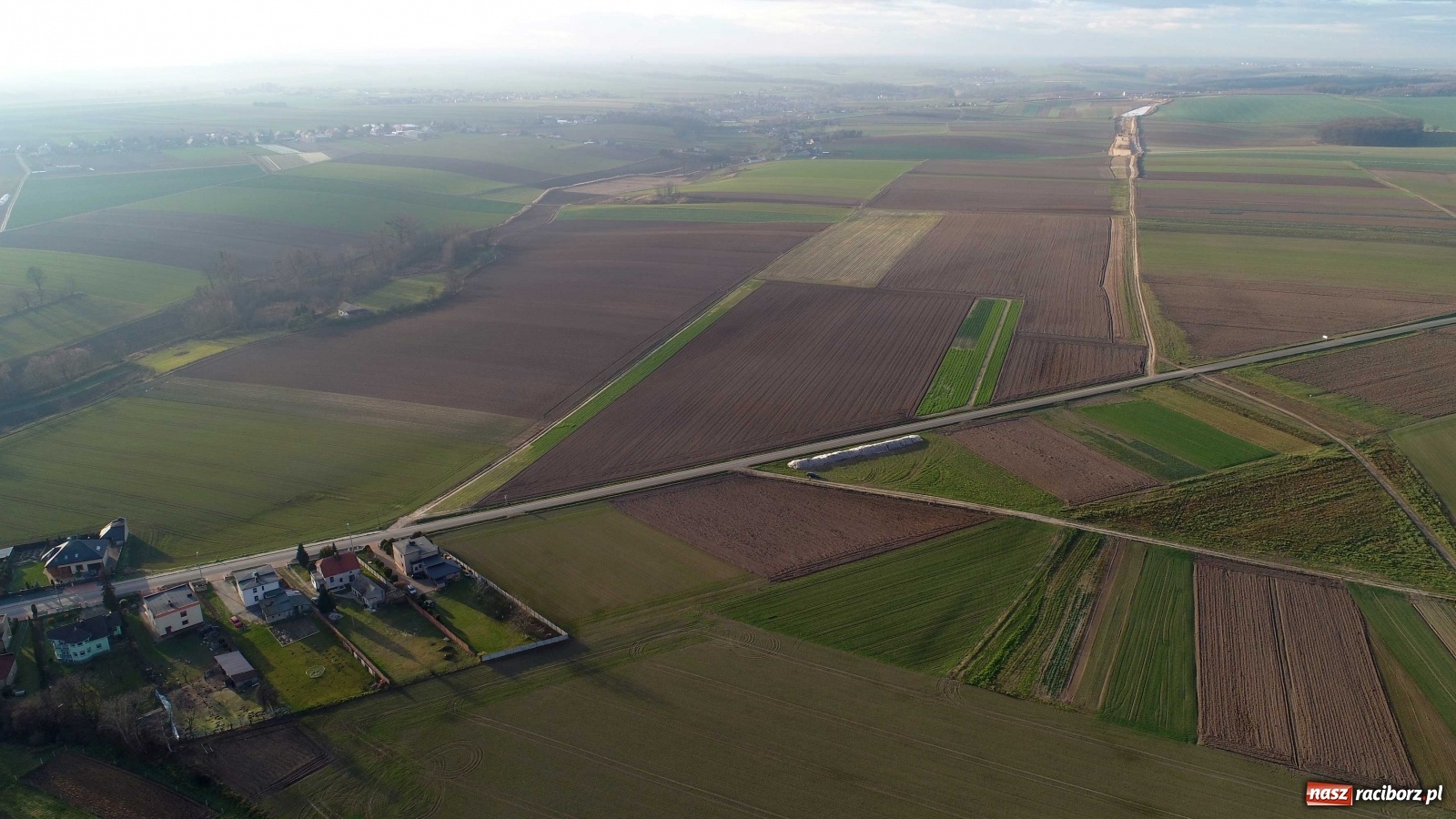Zdjęcie w galerii na portalu naszraciborz.pl: Wschodnia obwodnica Raciborza. Najnowszy raport z budowy [FOTO i WIDEO] wiadomości z regionu