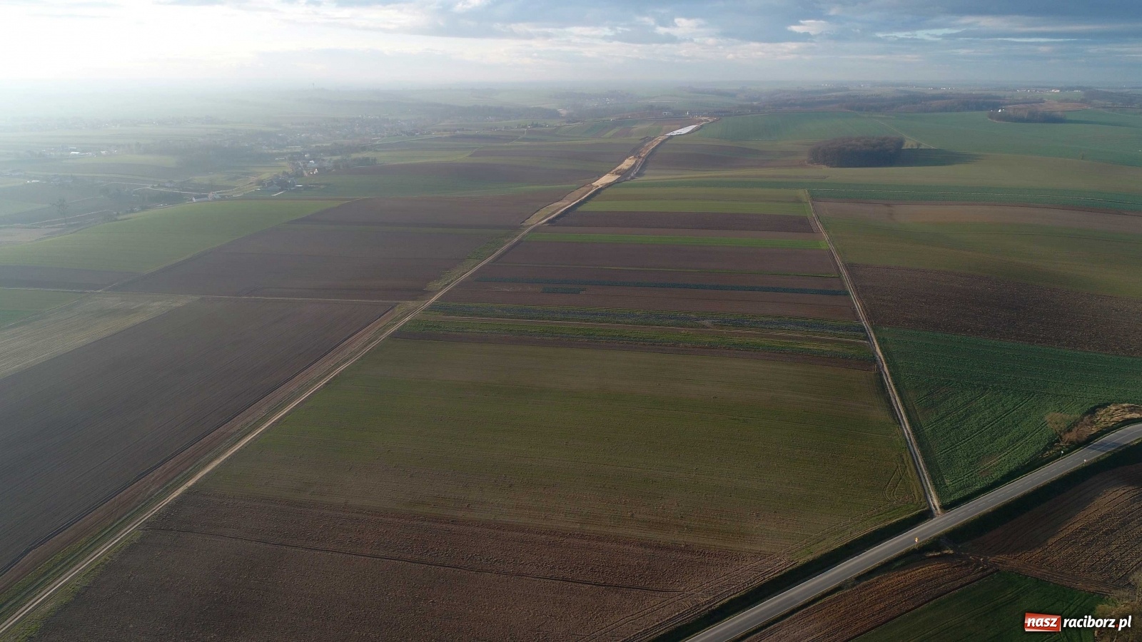 Zdjęcie w galerii na portalu naszraciborz.pl: Wschodnia obwodnica Raciborza. Najnowszy raport z budowy [FOTO i WIDEO] wiadomości z regionu
