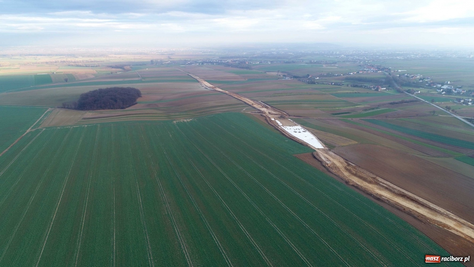 Zdjęcie w galerii na portalu naszraciborz.pl: Wschodnia obwodnica Raciborza. Najnowszy raport z budowy [FOTO i WIDEO] wiadomości z regionu