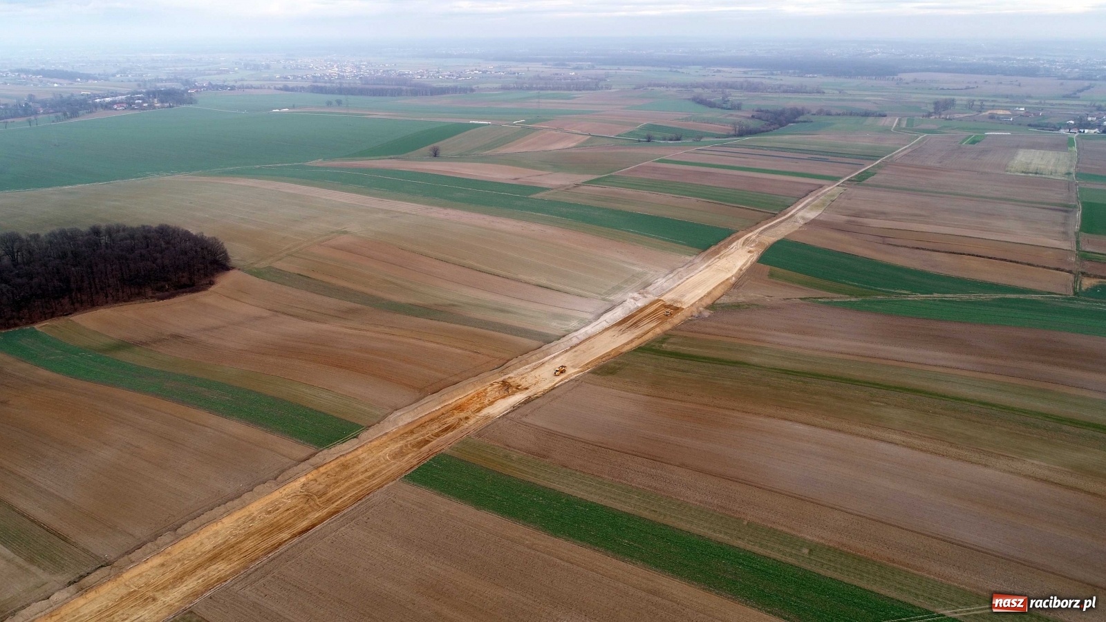 Zdjęcie w galerii na portalu naszraciborz.pl: Wschodnia obwodnica Raciborza. Najnowszy raport z budowy [FOTO i WIDEO] wiadomości z regionu