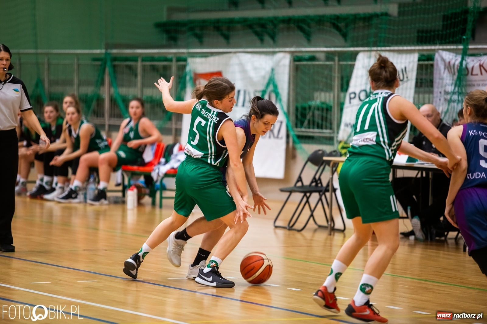 Zdjęcie w galerii na portalu naszraciborz.pl: Koszykarki RKK AZS Racibórz przegrały z KS Pogoń Ruda Śląska wiadomości z regionu