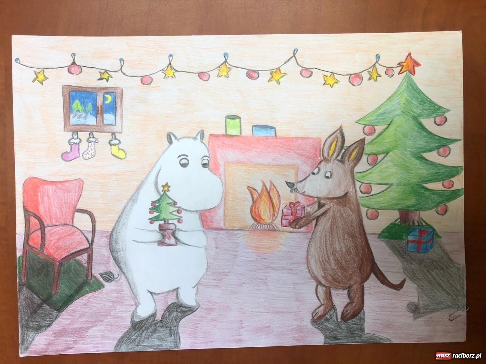 Zdjęcie w galerii na portalu naszraciborz.pl: Gwiazdka jak z bajki. Konkurs plastyczny rozstrzygnięty wiadomości z regionu