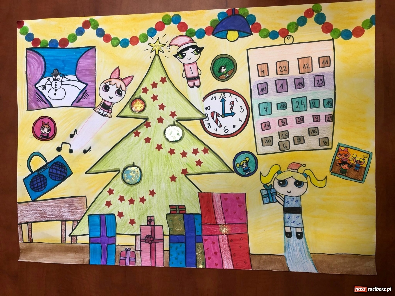 Zdjęcie w galerii na portalu naszraciborz.pl: Gwiazdka jak z bajki. Konkurs plastyczny rozstrzygnięty wiadomości z regionu