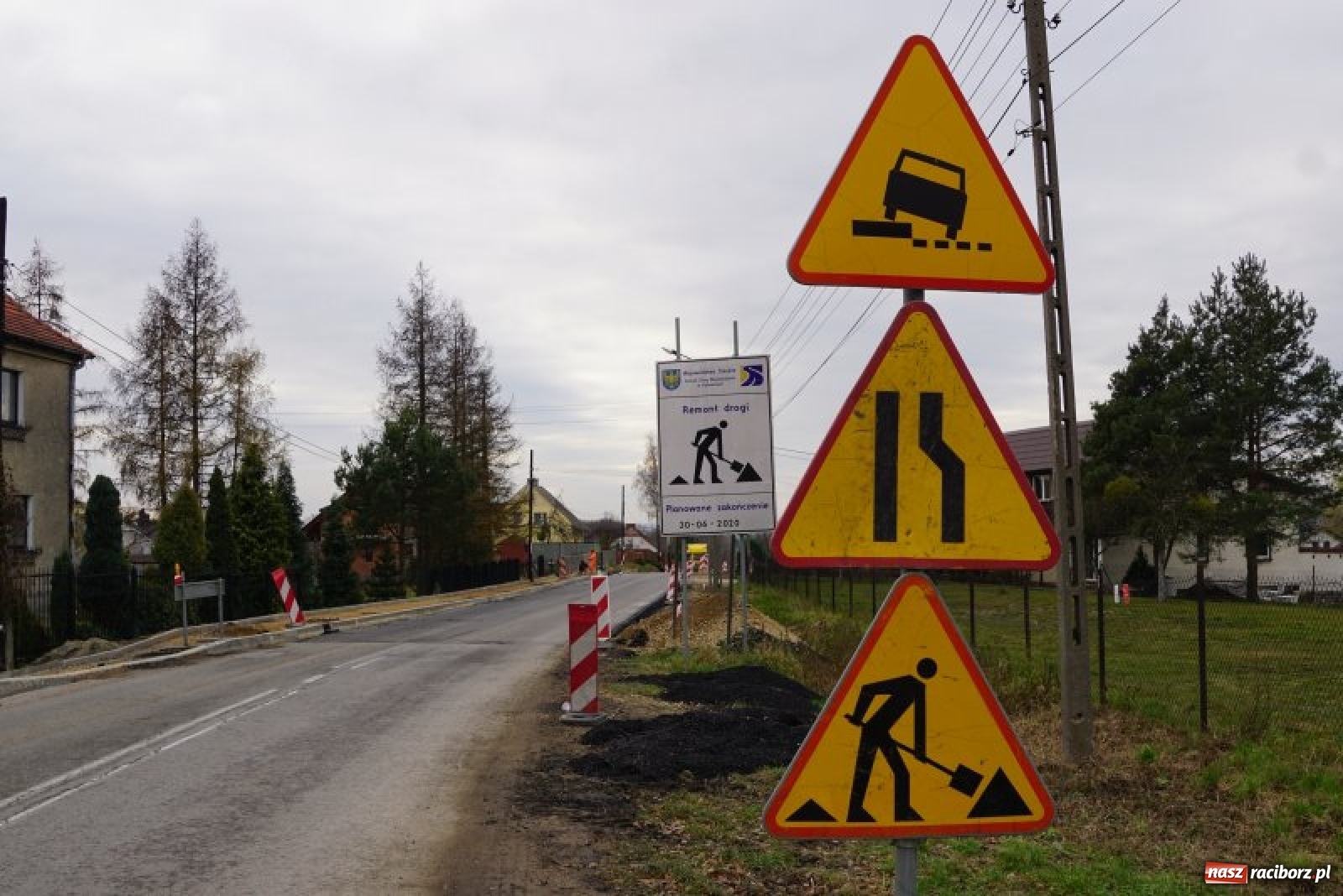 Zdjęcie w galerii na portalu naszraciborz.pl: Inwestycja drogowa w Markowicach powoli dobiega końca wiadomości z regionu