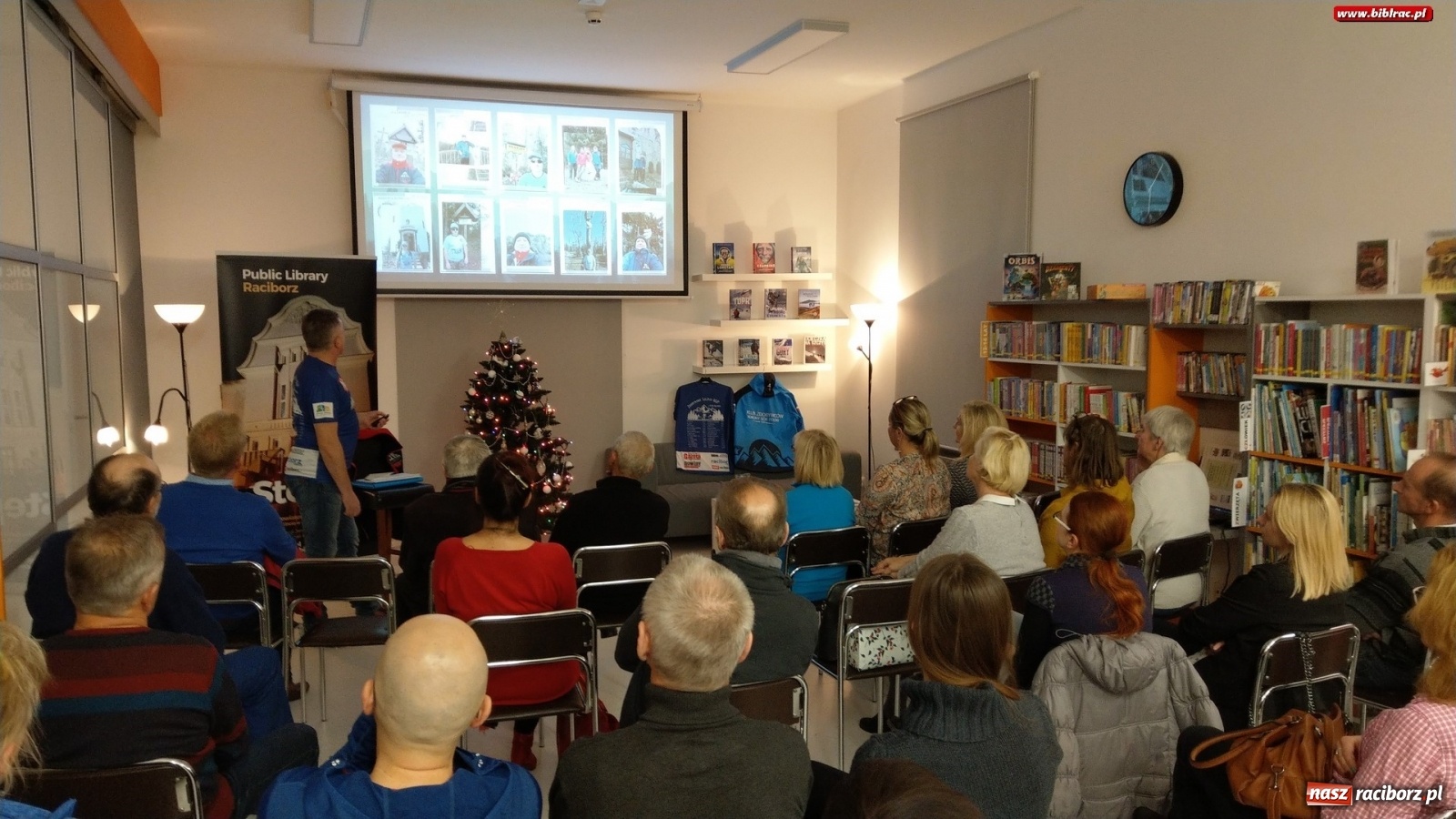 Zdjęcie w galerii na portalu naszraciborz.pl: Turystyka dla każdego! Spotkanie z Andrzejem Kuśnierzem w bibliotece wiadomości z regionu