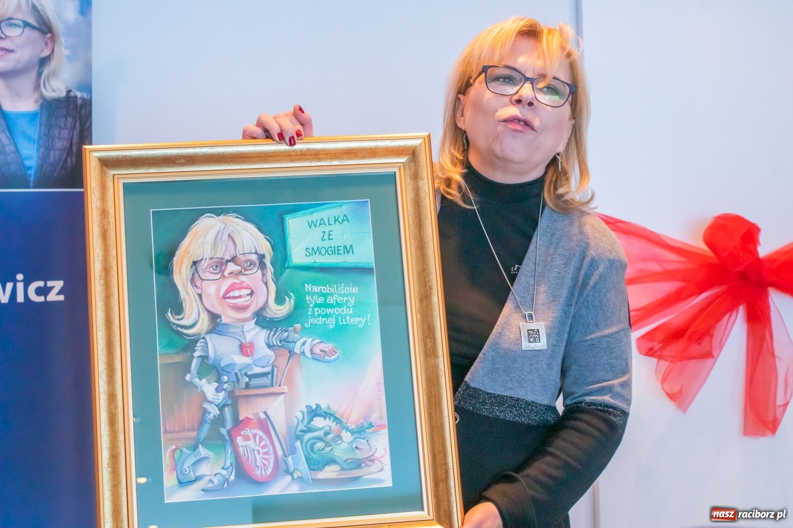 Zdjęcie w galerii na portalu naszraciborz.pl: Gabriela Lenartowicz: O sprawy Polaków walczę po rycersku wiadomości z regionu