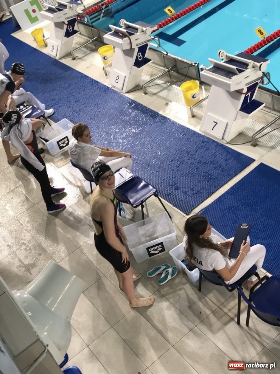 Zdjęcie w galerii na portalu naszraciborz.pl: Pływanie. Maja Wygnał z brązowym medalem wiadomości z regionu