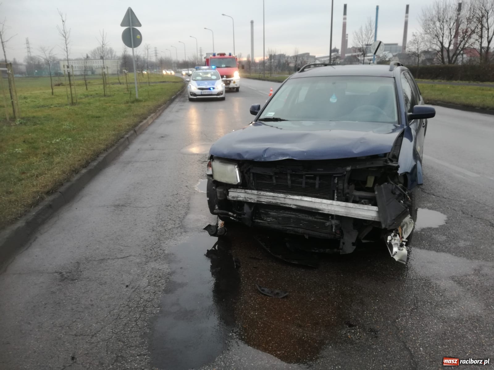 Zdjęcie w galerii na portalu naszraciborz.pl: Gorący wtorek strażaków. Seria interwencji [FOTO]  wiadomości z regionu