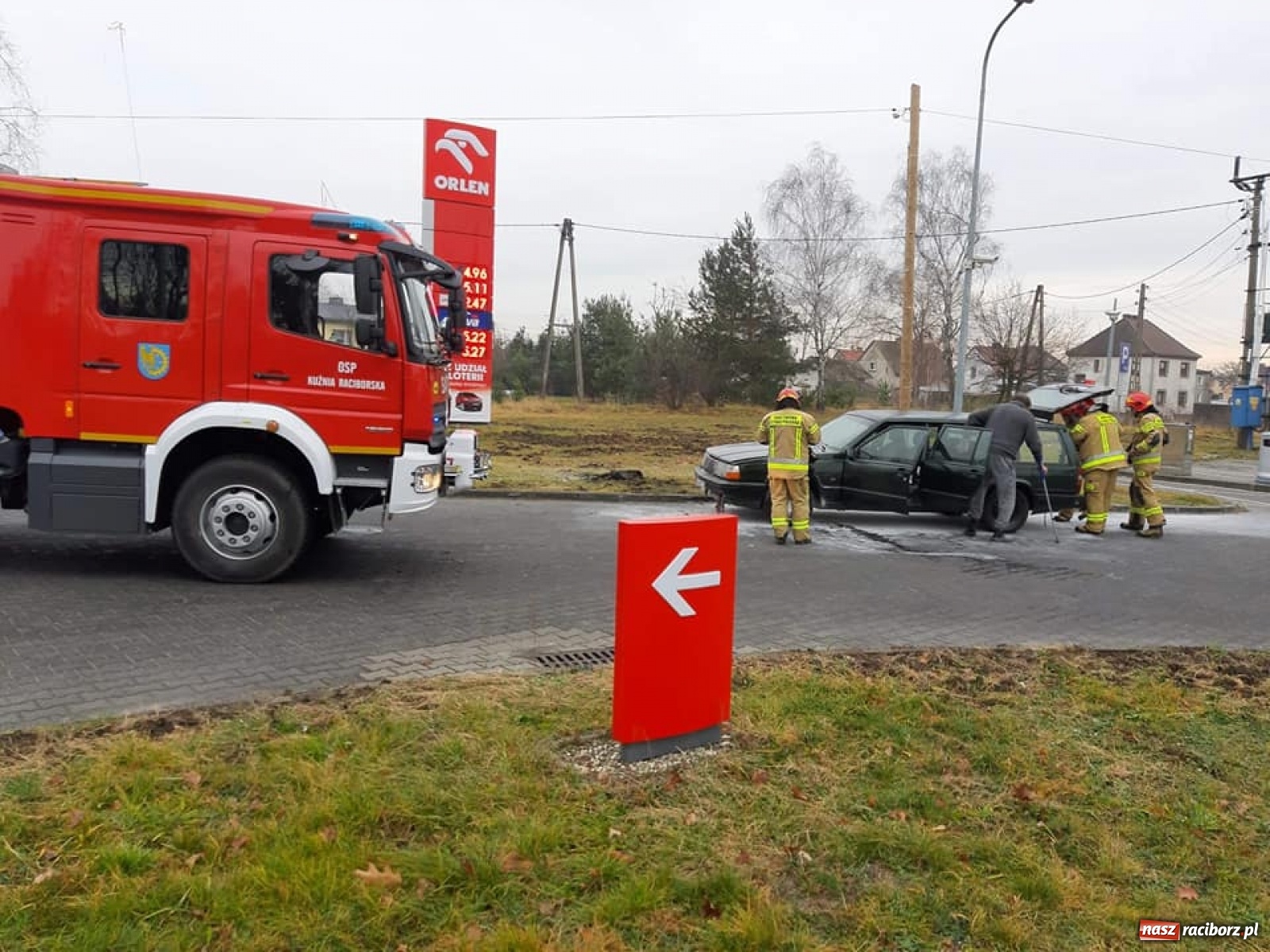 Zdjęcie w galerii na portalu naszraciborz.pl: Gorący wtorek strażaków. Seria interwencji [FOTO]  wiadomości z regionu