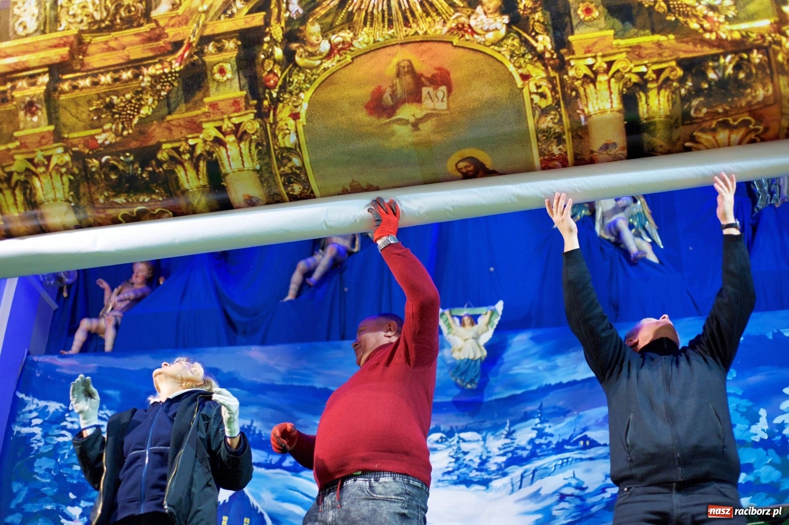 Zdjęcie w galerii na portalu naszraciborz.pl: Tak powstaje tworkowskie Betlejem [FOTO] wiadomości z regionu