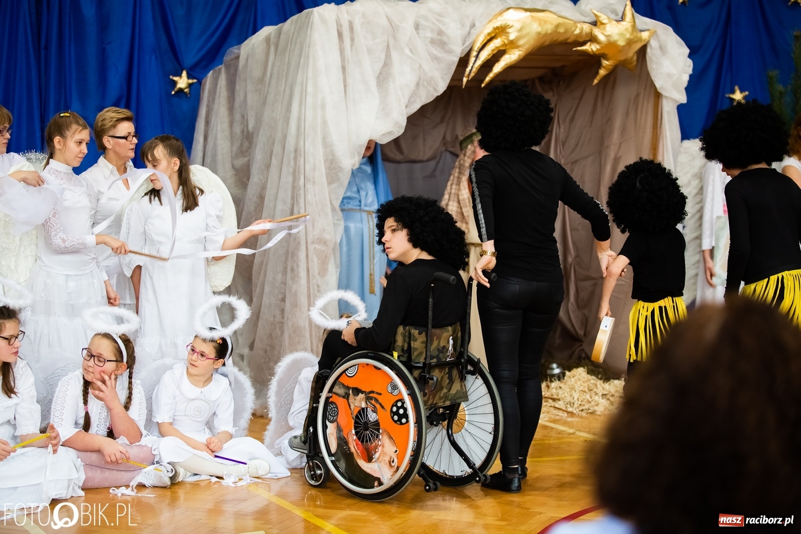 Zdjęcie w galerii na portalu naszraciborz.pl: Jasełka bożonarodzeniowe w Zespole Szkół Specjalnych w Raciborzu wiadomości z regionu