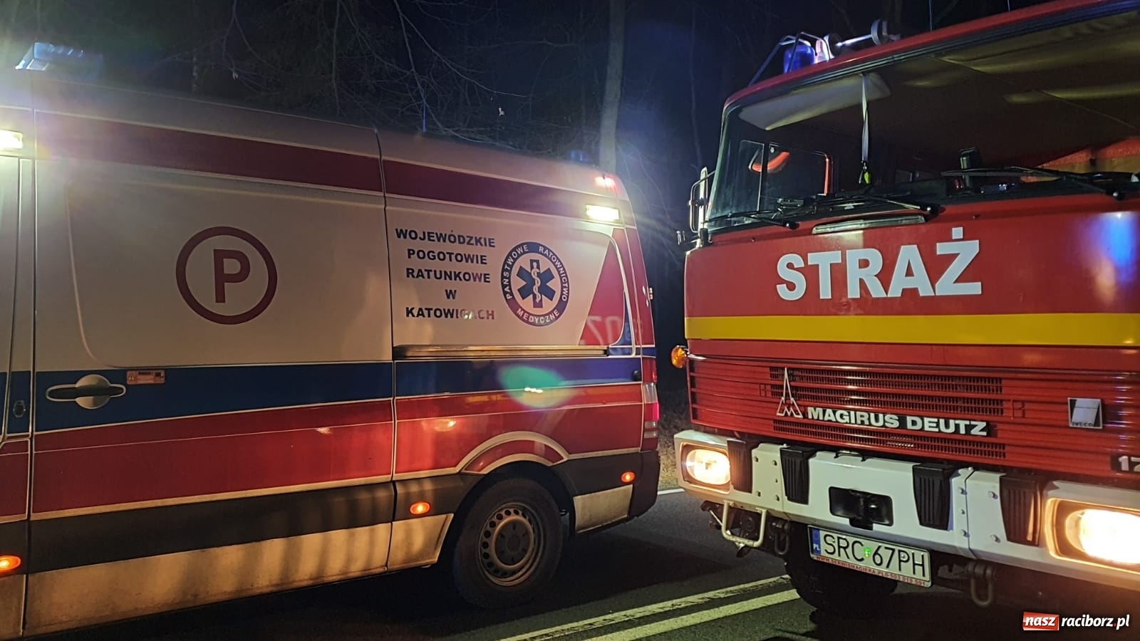 Zdjęcie w galerii na portalu naszraciborz.pl: Tragedia pod Rudą Kozielską. Dachowanie za Miedonią. Komunikat policji  wiadomości z regionu