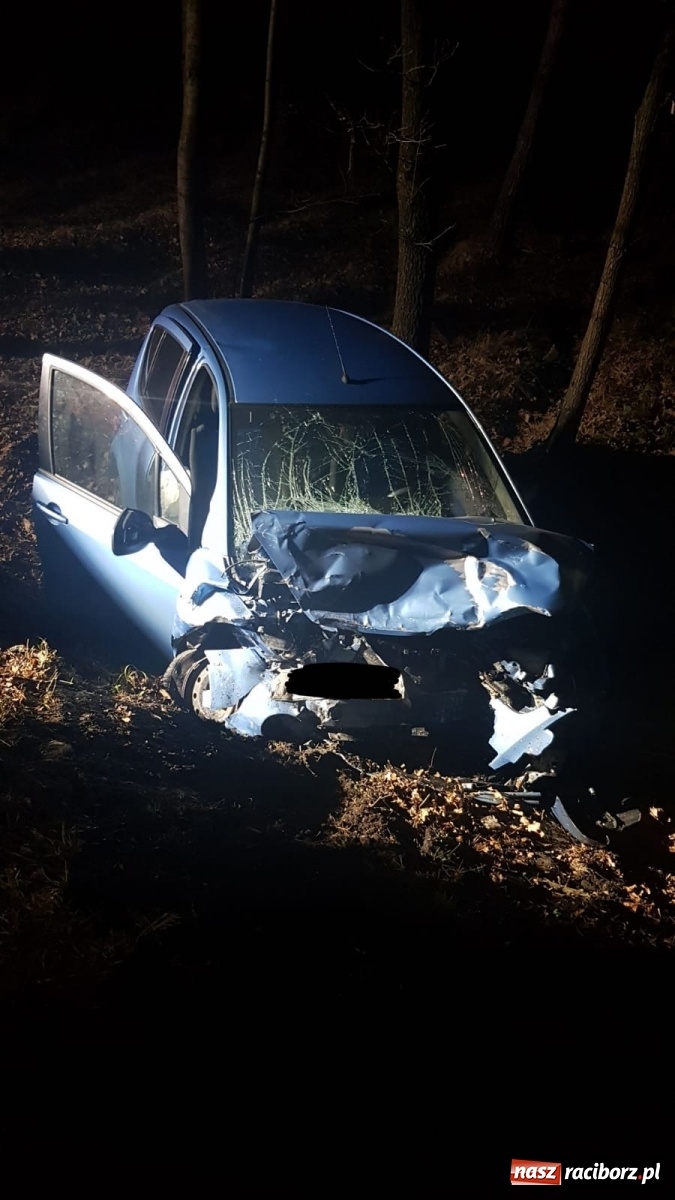 Zdjęcie w galerii na portalu naszraciborz.pl: Tragedia pod Rudą Kozielską. Dachowanie za Miedonią. Komunikat policji  wiadomości z regionu