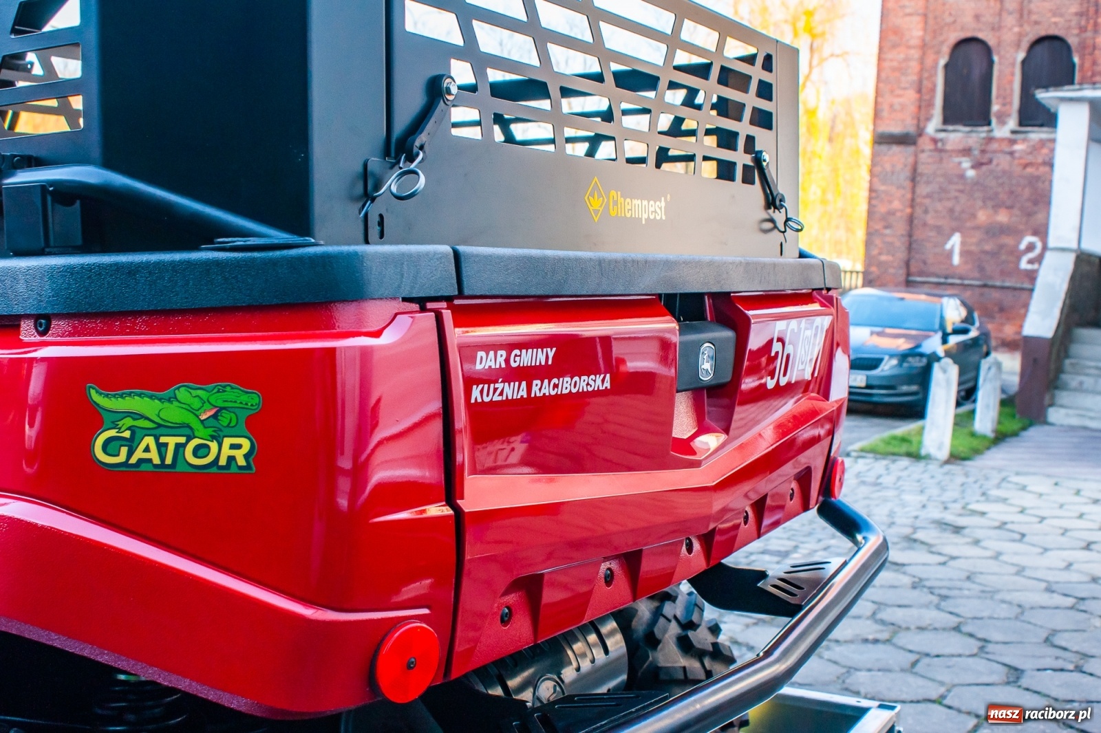 Zdjęcie w galerii na portalu naszraciborz.pl: Specjalistyczny quad trafił do komendy przy Reymonta [FOTO i WIDEO] wiadomości z regionu